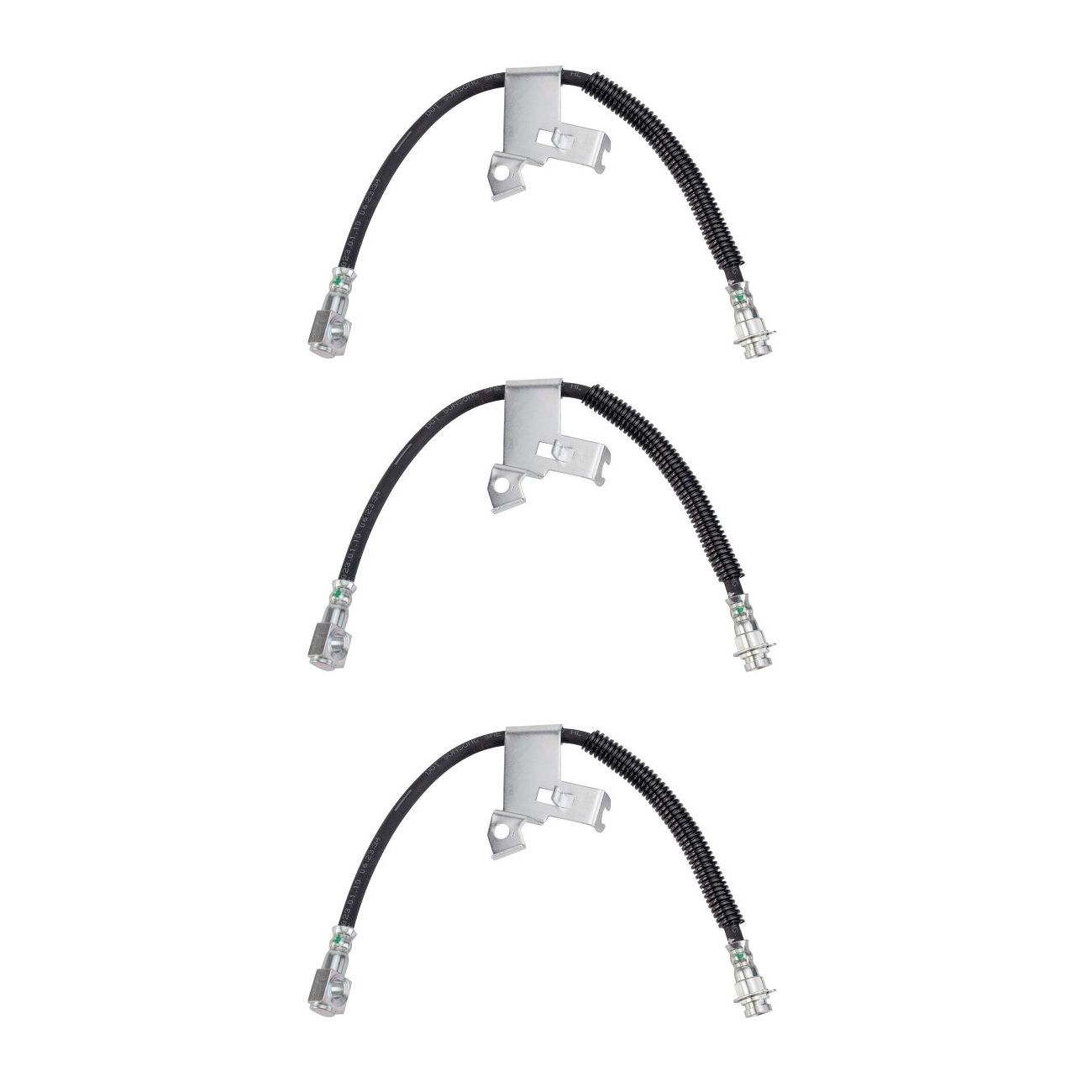 3 Sets Of - Front Right Brake Hose Fits 97-05 Buick 93-05 Caddy 97-03 Olds 00-05