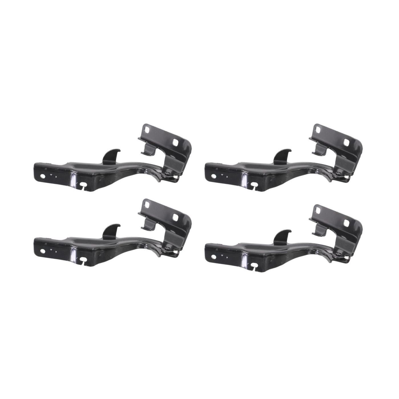 8 PCS - For Nissan 2007-2013 Altima Hood Hinges Set Driver & Passenger Side