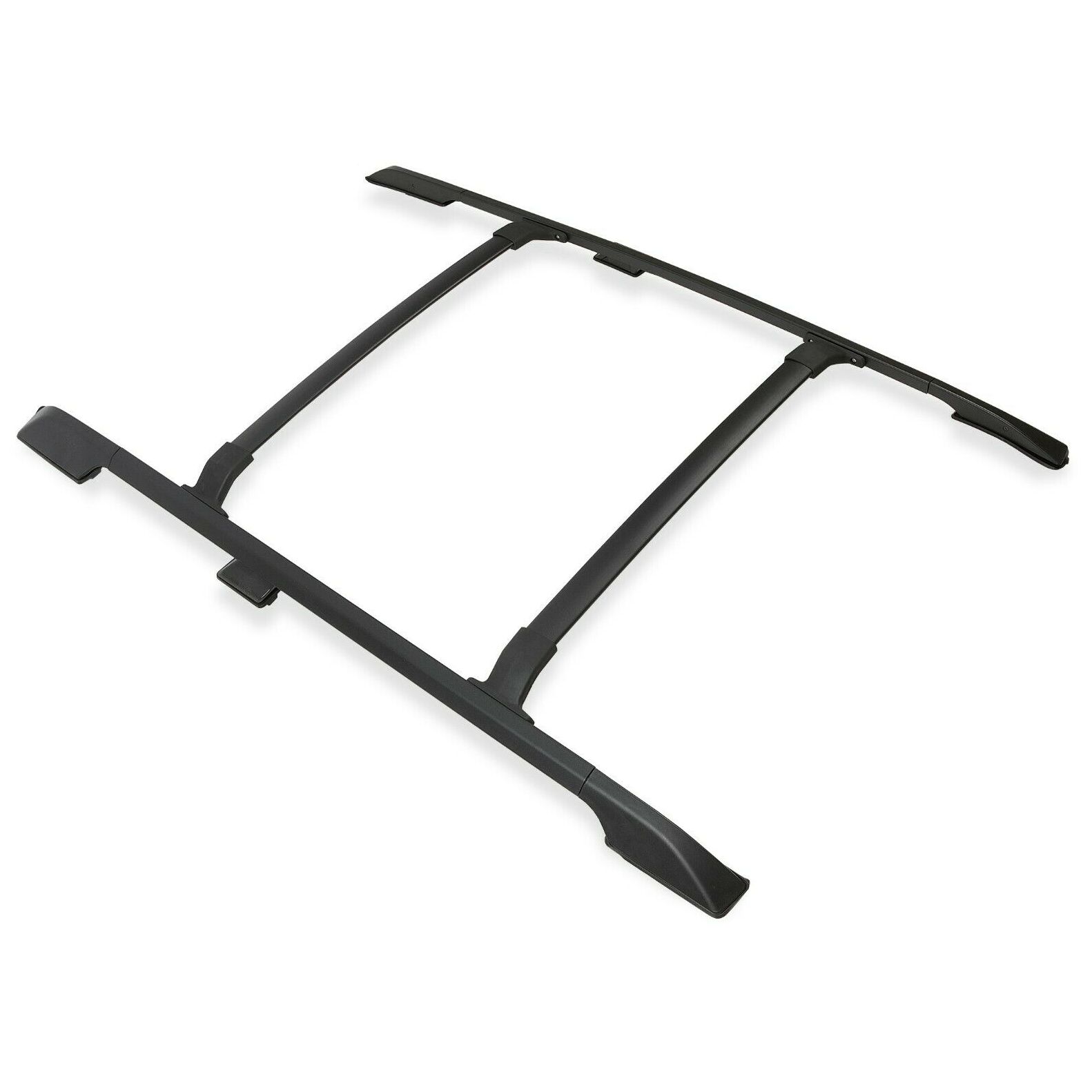 For 11-17 Odyssey Mini Passenger Van Black Powder Coated Bars+Roof Rack Side Rails