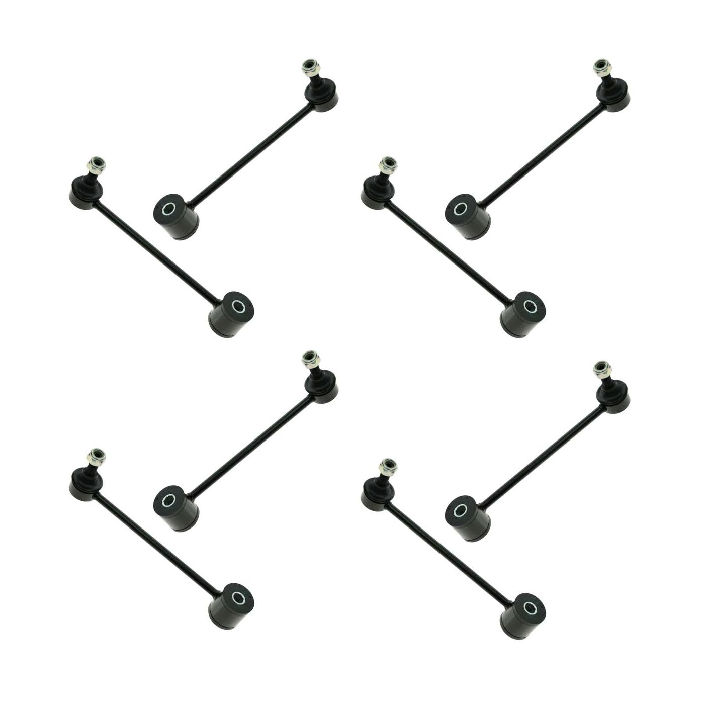 8 PCS - Rear Sway Stabilizer Bar End Link Set For Escalade Hummer Jeep GM