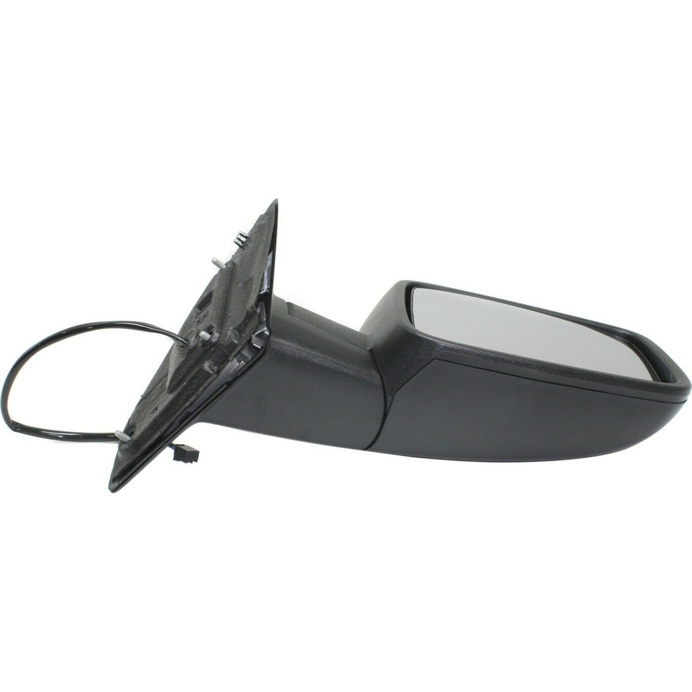Mirror For 1500 1500 Classic 2500 Manual Folding Textured Black Front Right