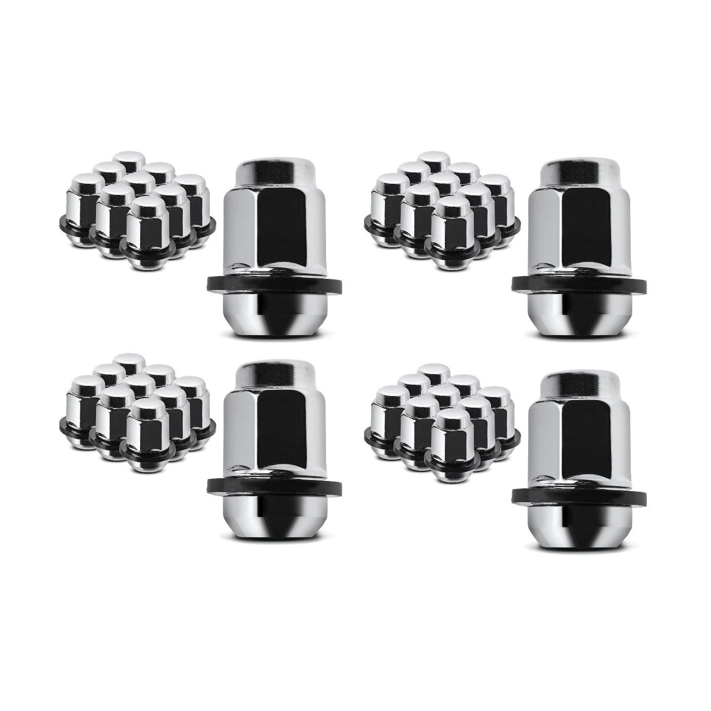 40 PCS - M12-1.50 Front Or Rear Acorn Wheel Lug Nut For Honda Civic CR-V Accord Acura