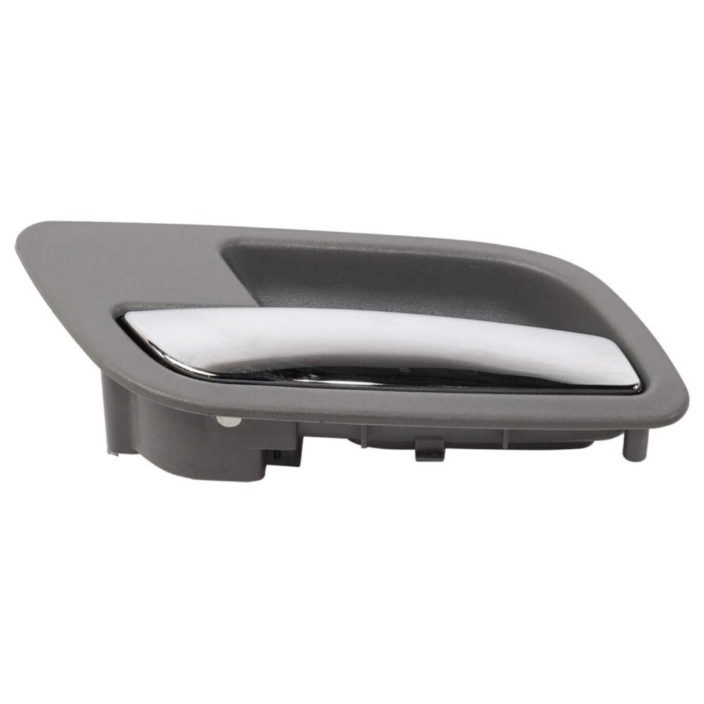 Dark Gray & Chrome Rear Inside Interior Door Handle Left Left Side For Chevy GMC