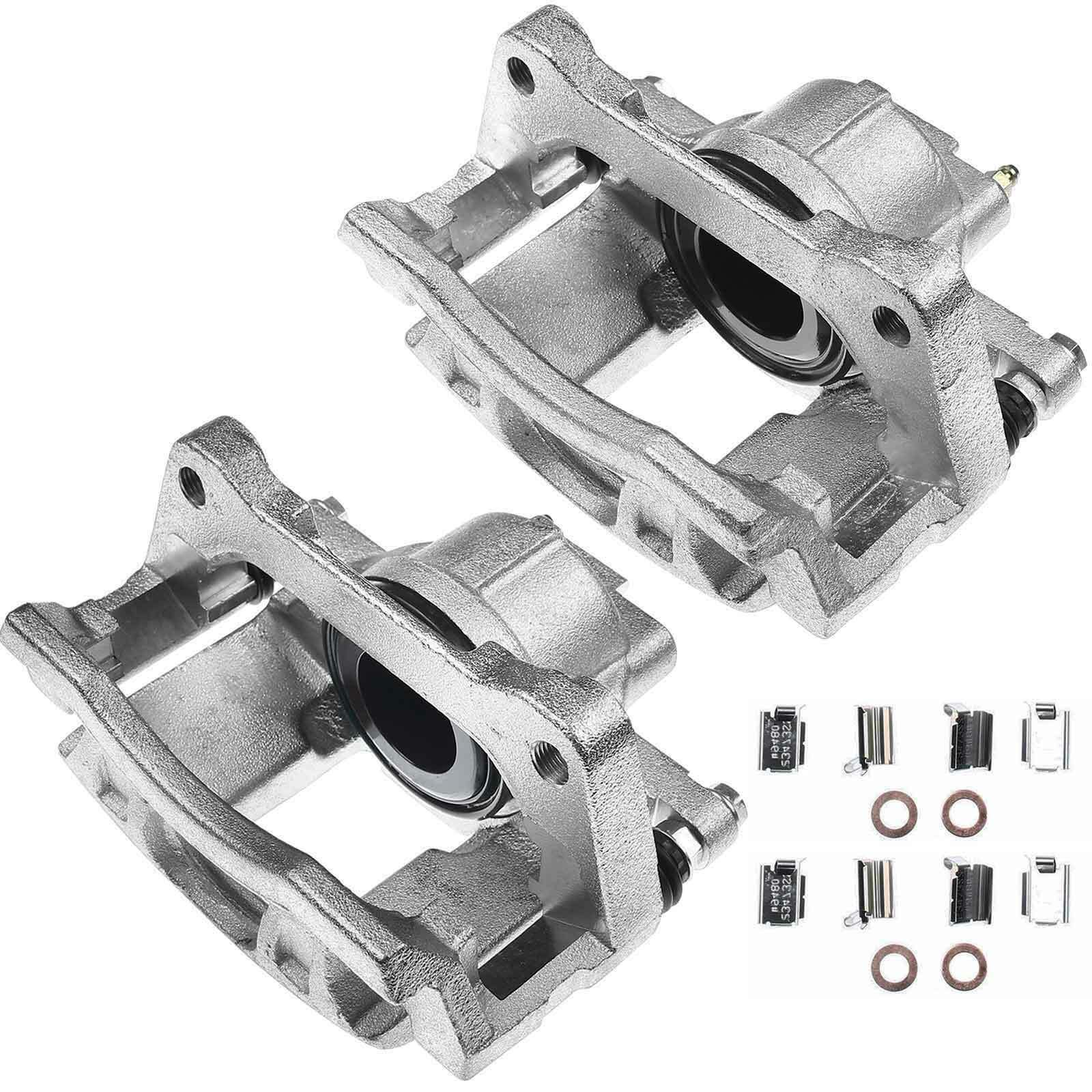 2x Front Brake Calipers For Chrysler Dodge Jeep Ram Volkswagen