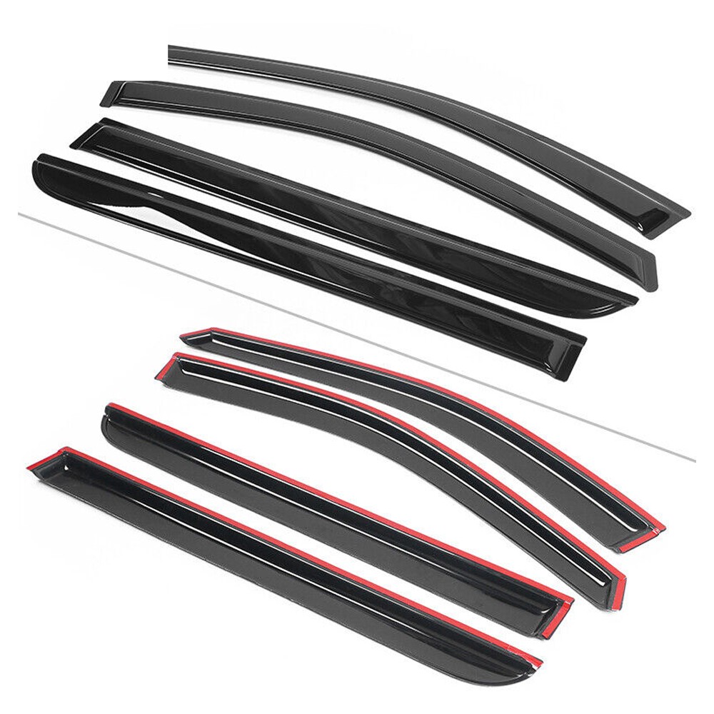 8 PCS - For Honda 08-10 Odyssey Window Visors Rain Sun Guard Vent Pieces Set