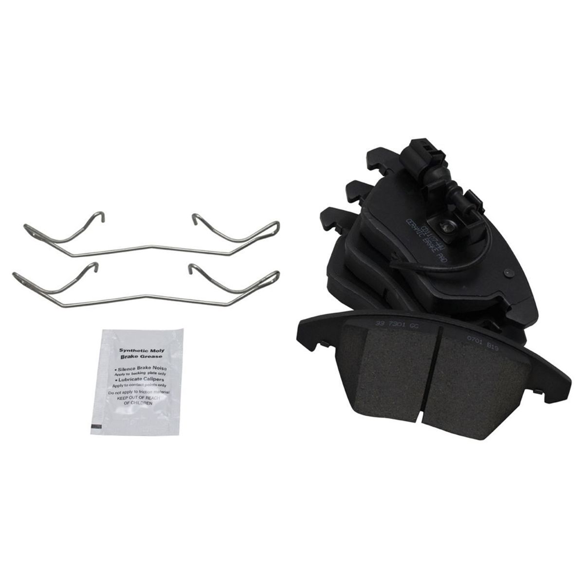 Front Ceramic Brake Pad & Rotor Set For A3 TT VW Eos Jetta GTI Passat