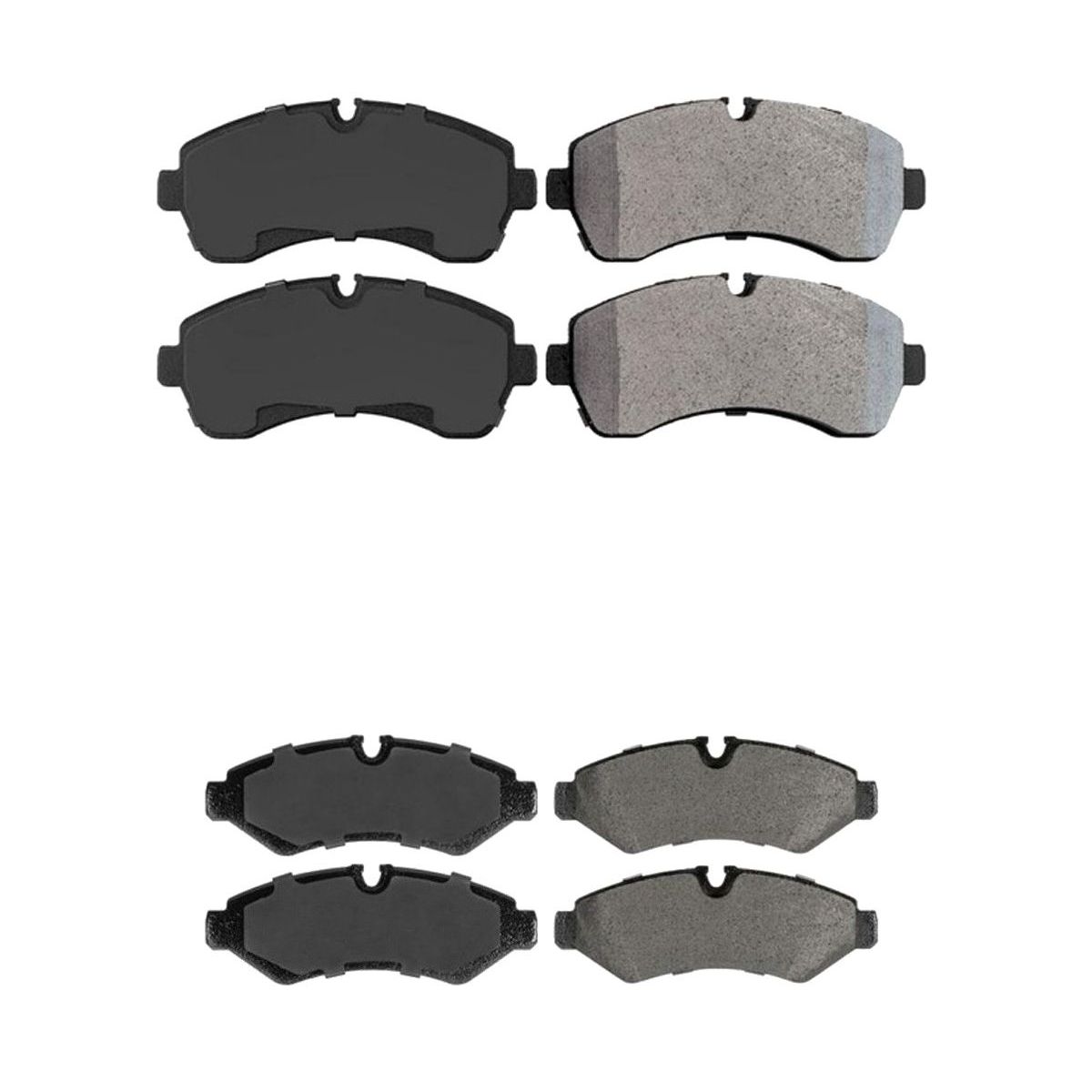 F&R Disc Brake Pads For 19-21 Sprinter 2500 Base Crew Van W Electric Parking