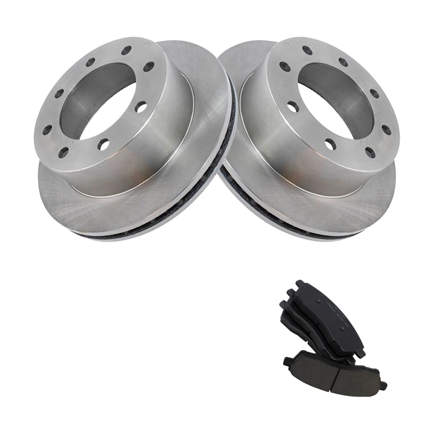 For 03-05 Excursion Eddie Bauer Rear Ceramic Brake Pad & Rotor Kit W/Chemicals