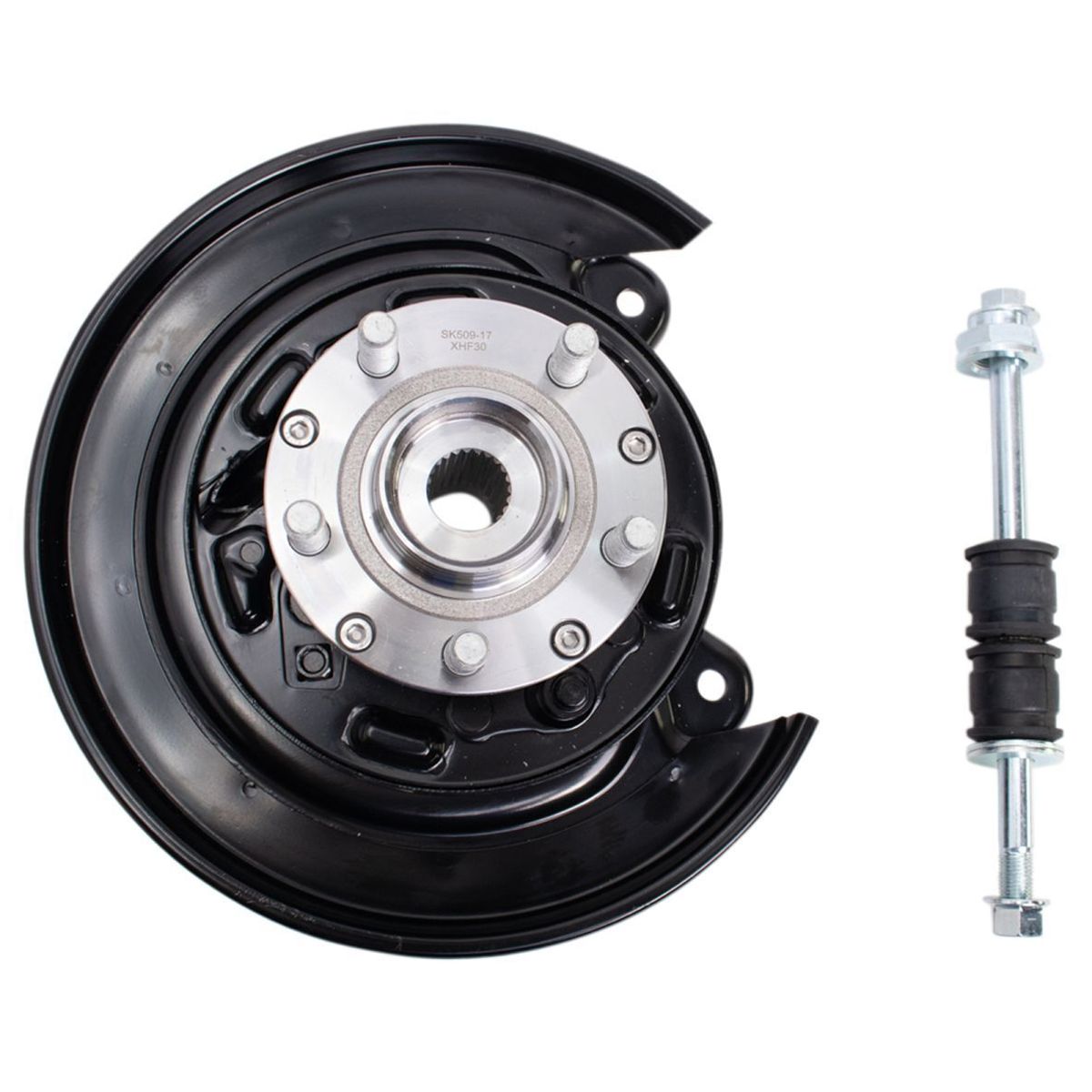 For 03-08 Forester X 2pc Complete Wheel Bearing & Steering Knuckle Assembly Set