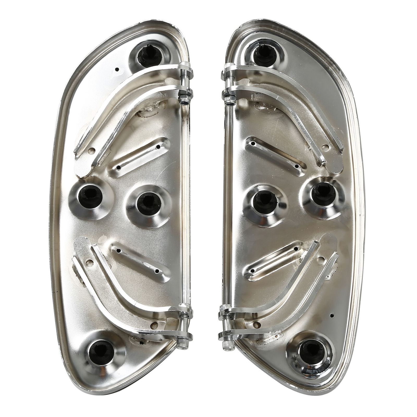 For 2015-2016 Harley-Davidson Electra Glide Low Chrome Driver Floorboard Kit