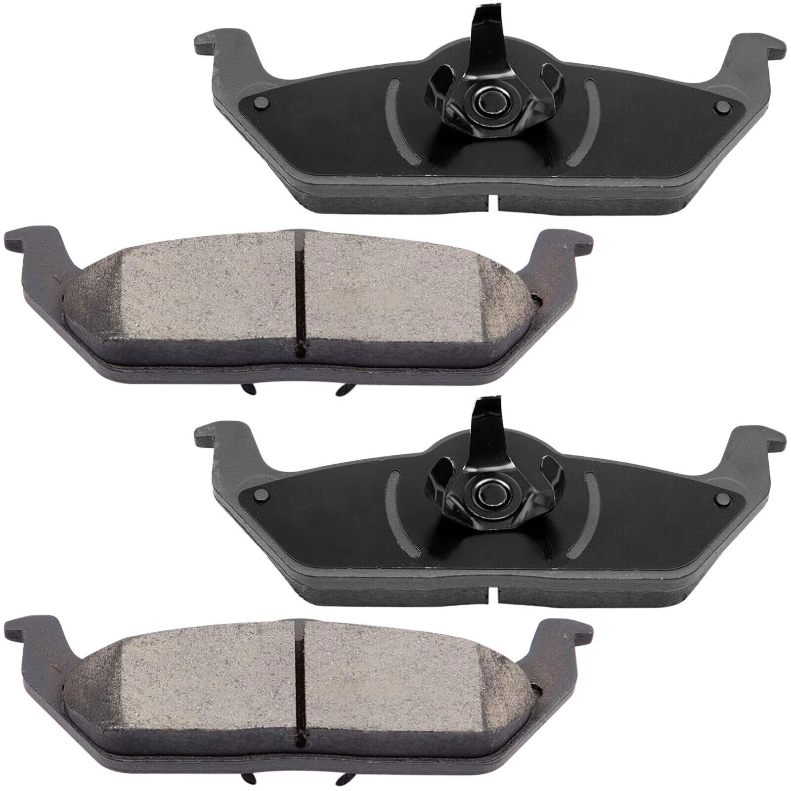 Front & Rear Ceramic Brake Pads For 2004 2005 - 2008 Ford F150 Lincoln Mark LT