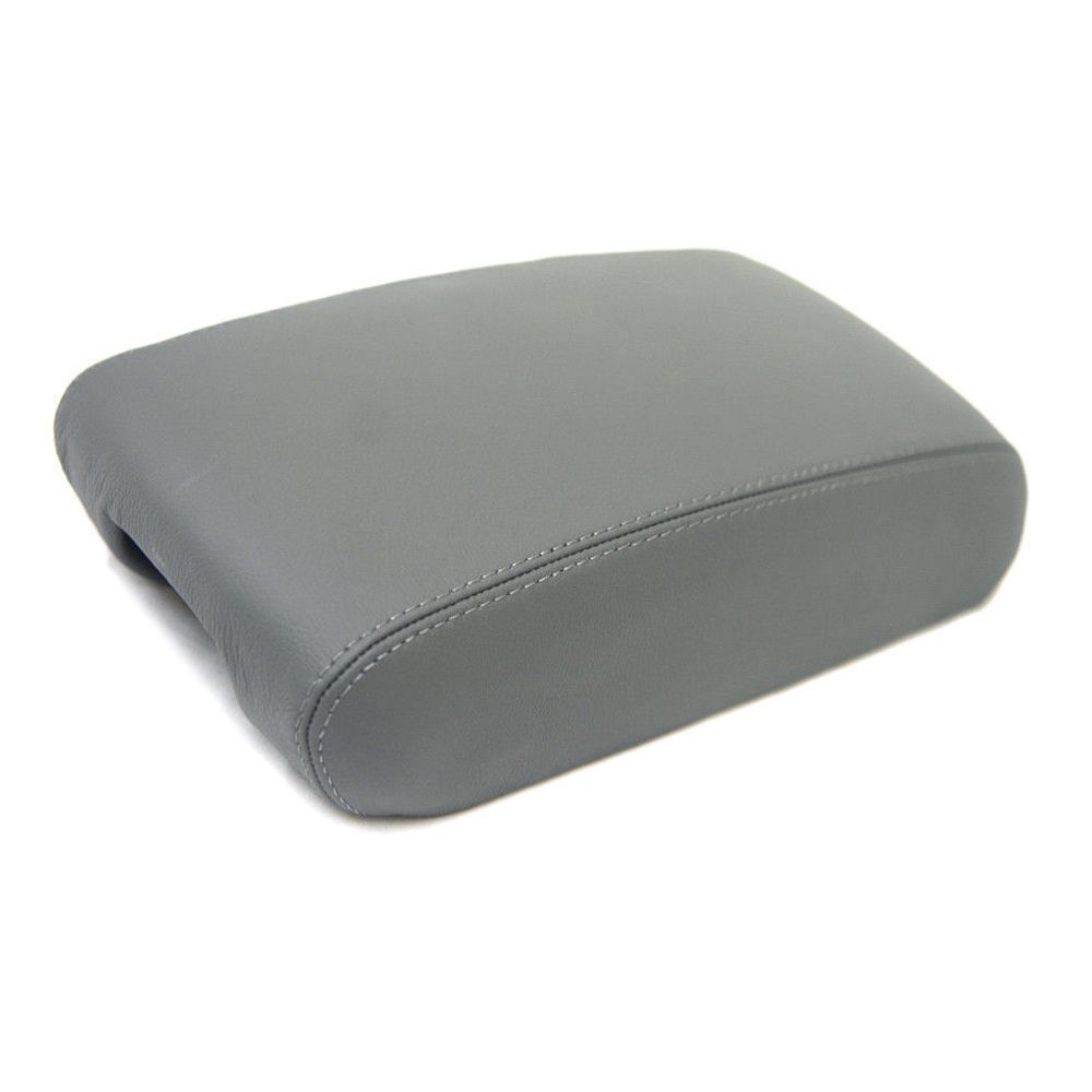 Console Armrest Leather Synthetic Cover For Jeep Grand Cherokee 11-19 Gray