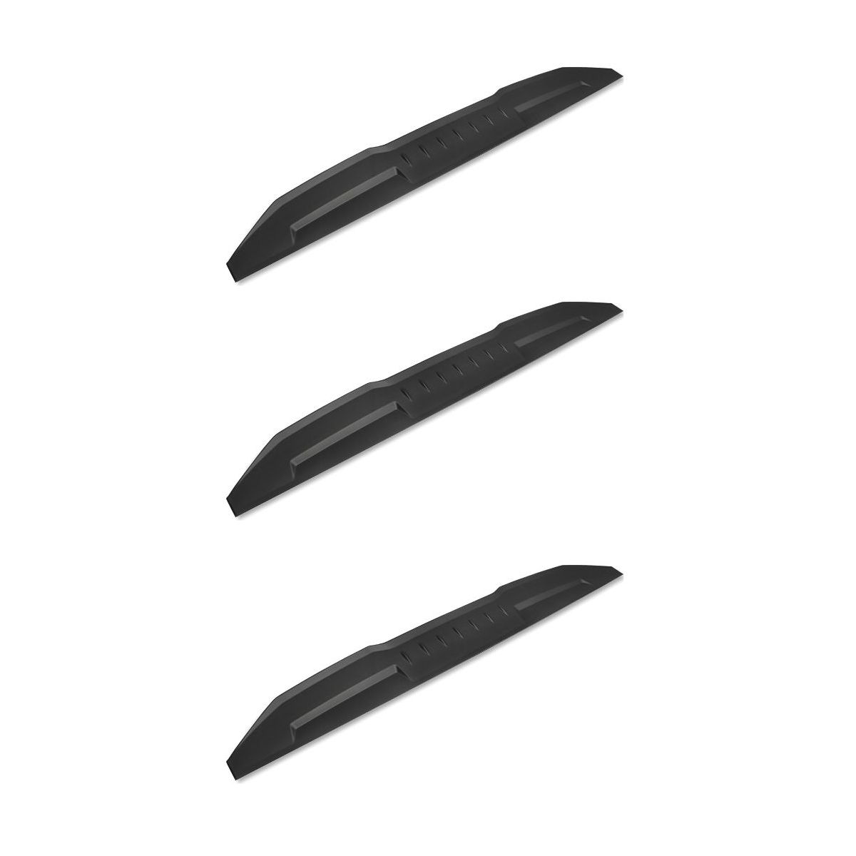 3 Sets Of - Rear Tailgate Spoiler For 09-21 Dodge Ram 1500 Classic 2500 For CH06A16
