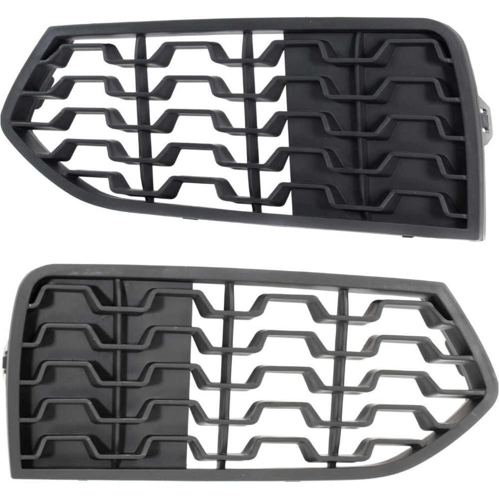 Set Of 2 Fog Light Covers Front Driver & Passenger Side Left Right For BMW Pair