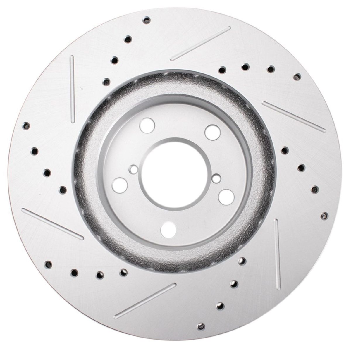 For Subaru 17-19 Impreza Hatchback Front Drilled Slotted Coated Brake Rotor Set