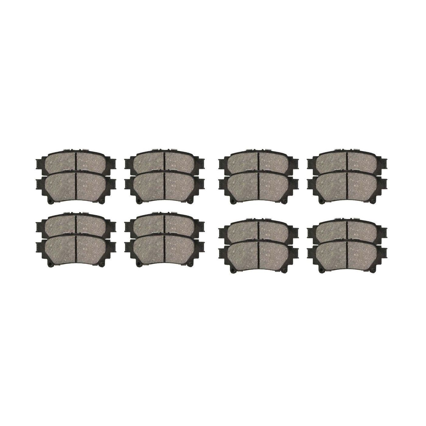 4 Sets Of - For 2011-2016 2017 Toyota Sienna 2014-2017 Highlander Rear Ceramic Brake