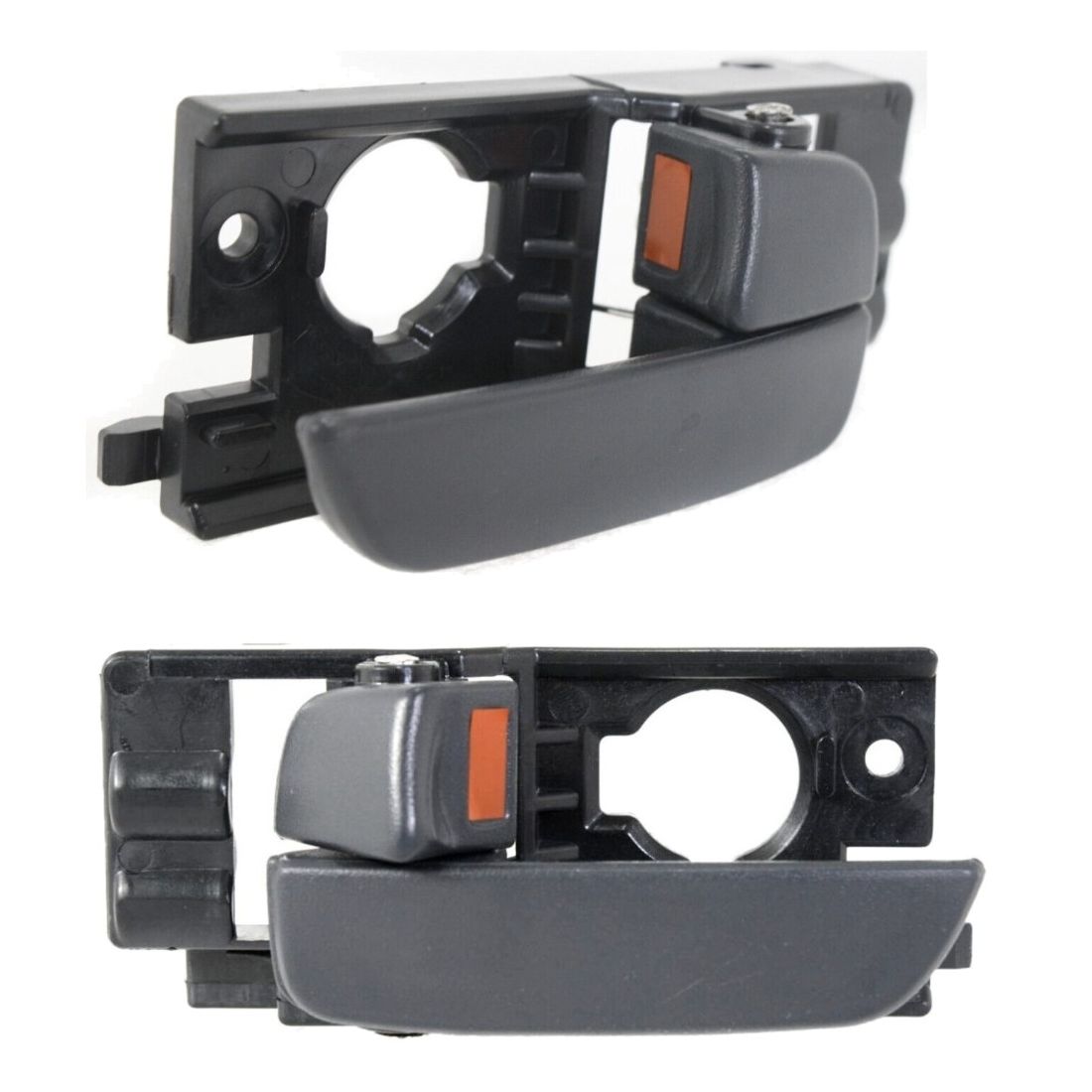 Front Gray Interior Inside Door Handle Pair Set Of 2 For 06-11 Hyundai Accent