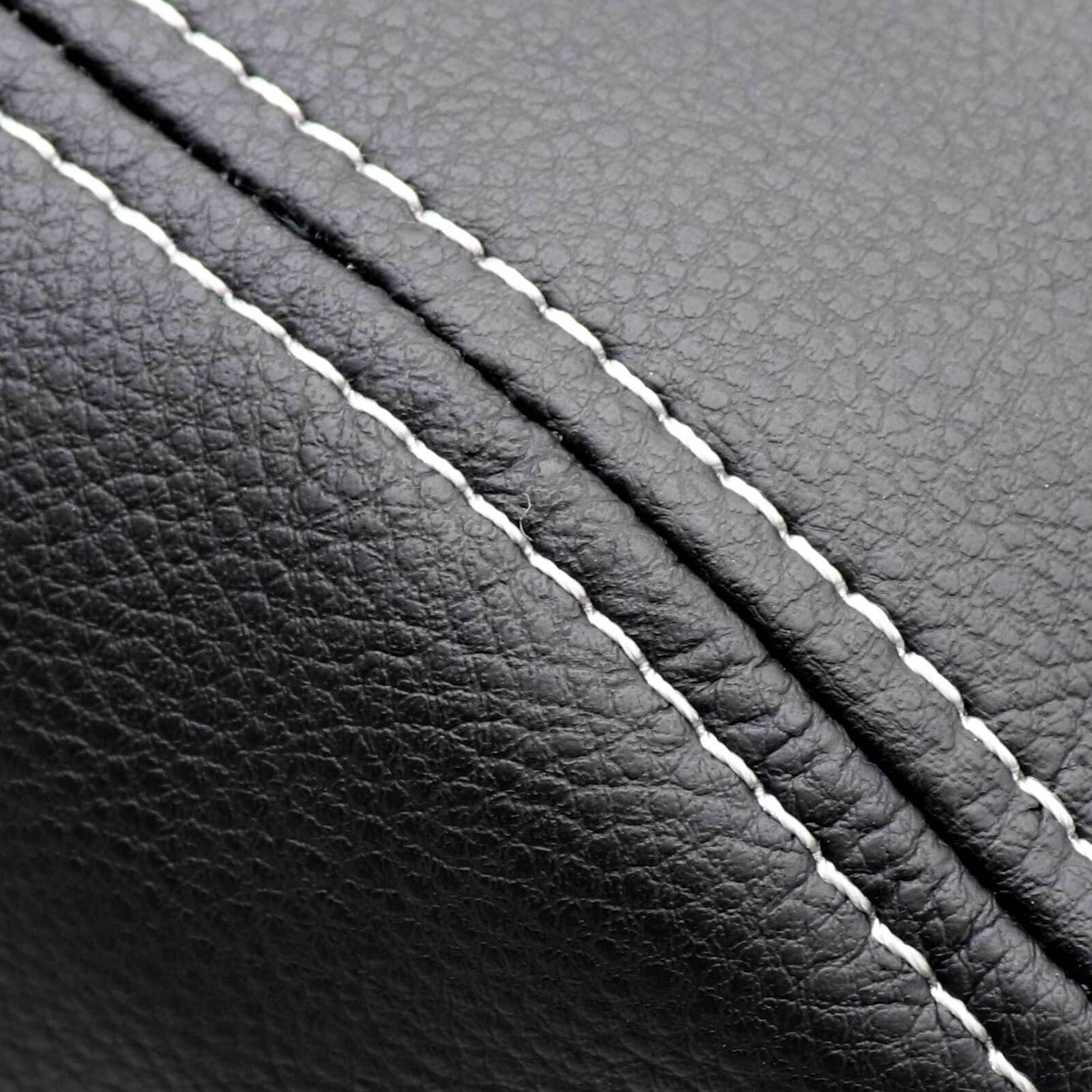 Leather Center Console Lid Armrest Cover For 11-19 Jeep Grand Cherokee Black