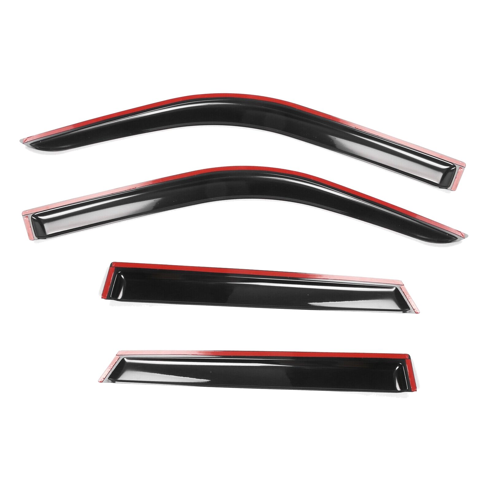2 Sets Of - Fits 21-23 Ford Bronco Sport Acrylic Slim Window Visors Sun Rain Guards