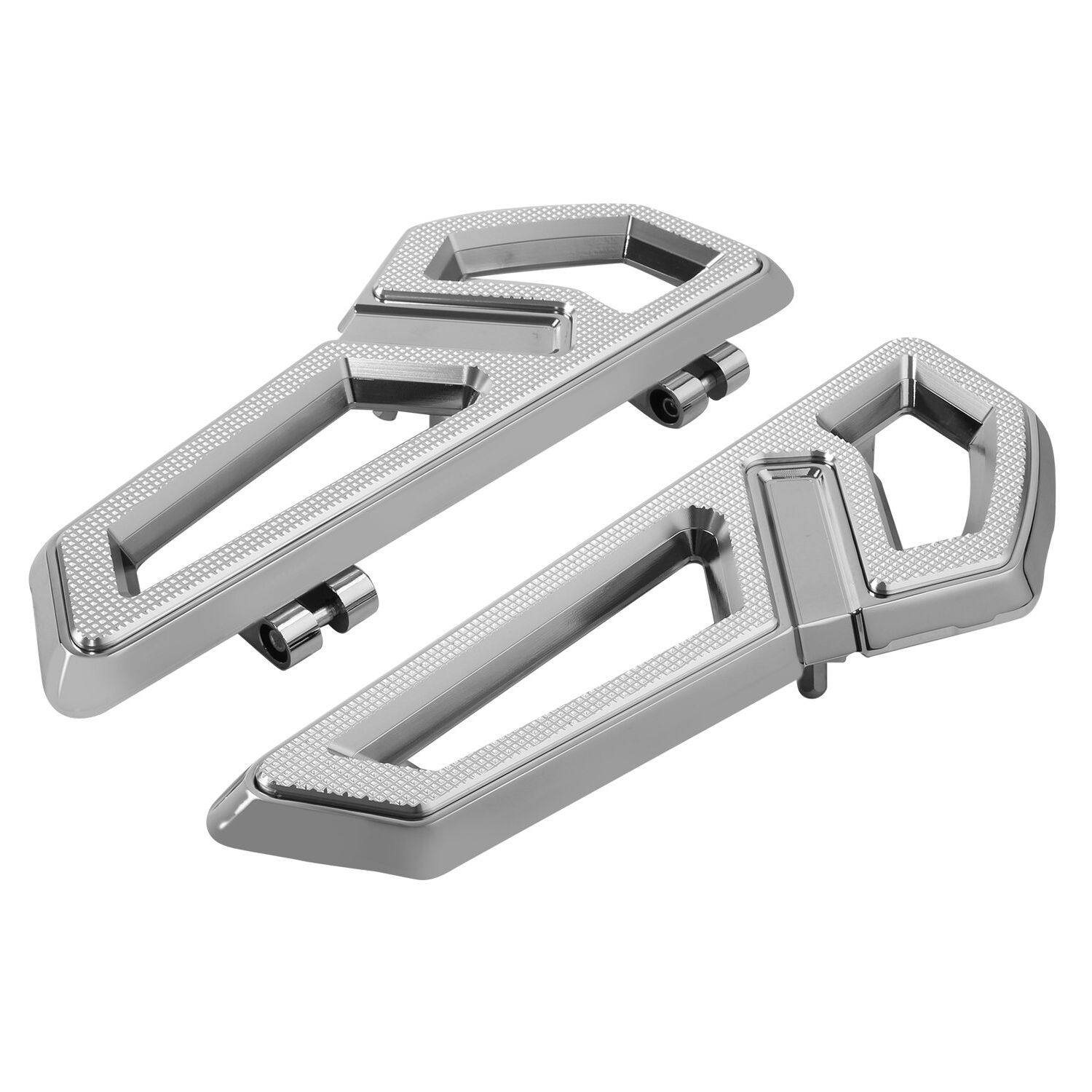 For 11-13 Harley-Davidson Blackline Chrome Front Driver Floorboard Footboard