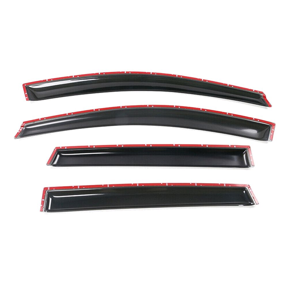 Fit 13-19 Ford Escape AcrylicTape On Window Visors Sun Rain Guard Deflector 4PC