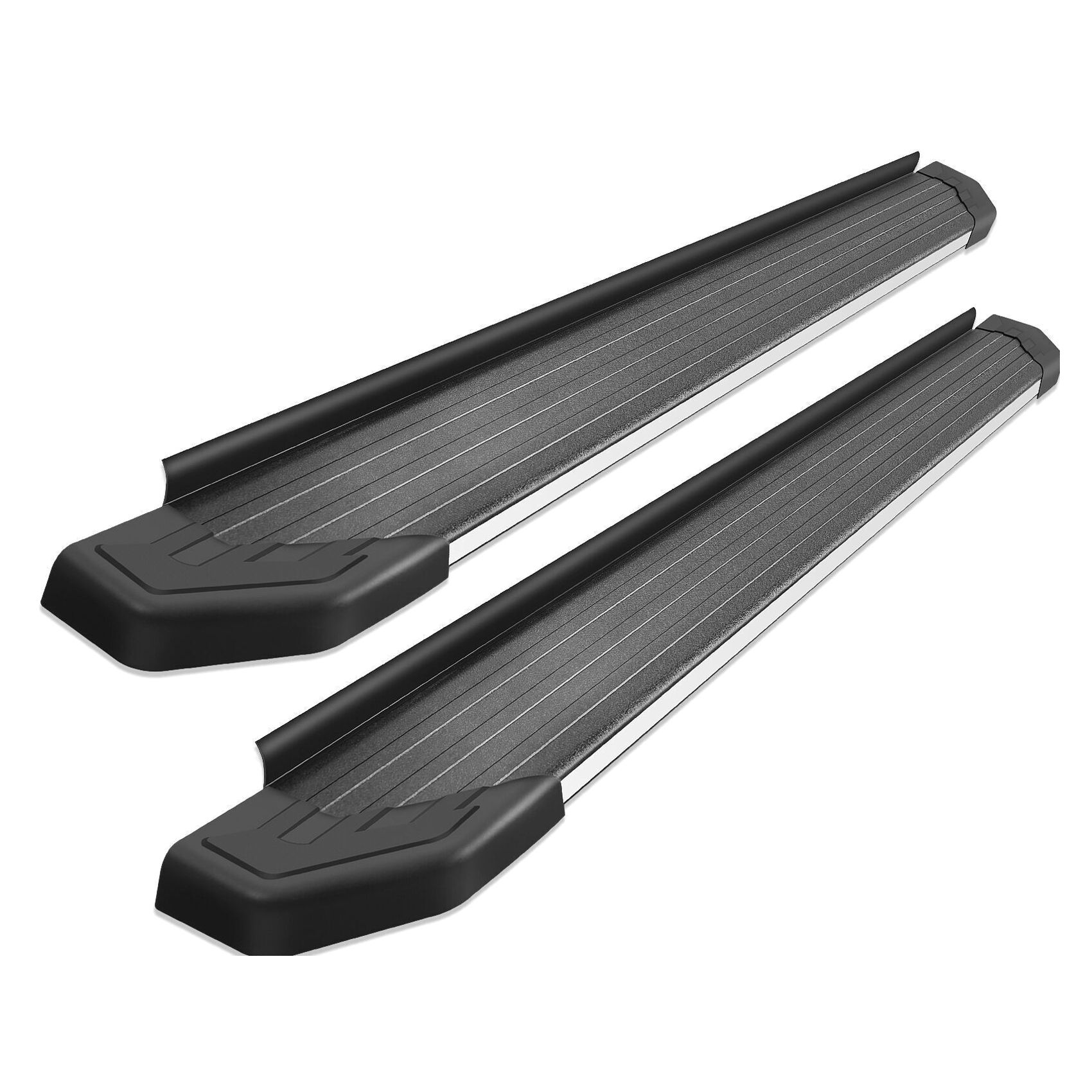 For 2019-2022 Pilot Black Edition 5.5" Running Boards Nerf Bars BLK Aluminum+SS