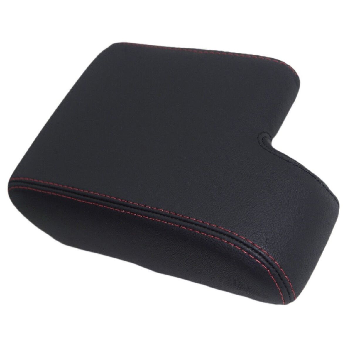 Center Console Armrest Leather Synthetic Cover For BMW E36 92-99 Red Stitch