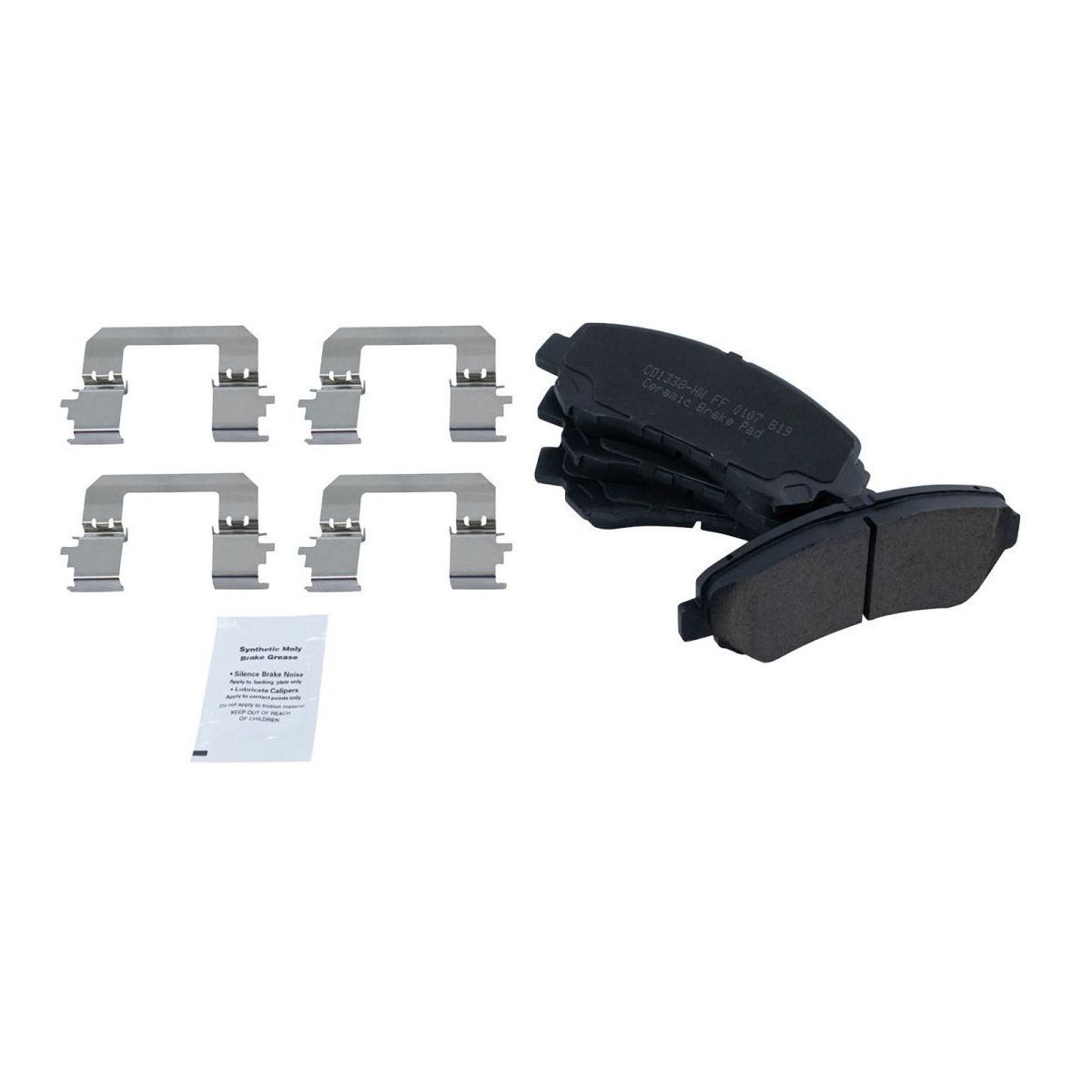 For 10 Rogue Krom Sport Utility Front Ceramic Pad Coated Rotor & Caliper Kit W/