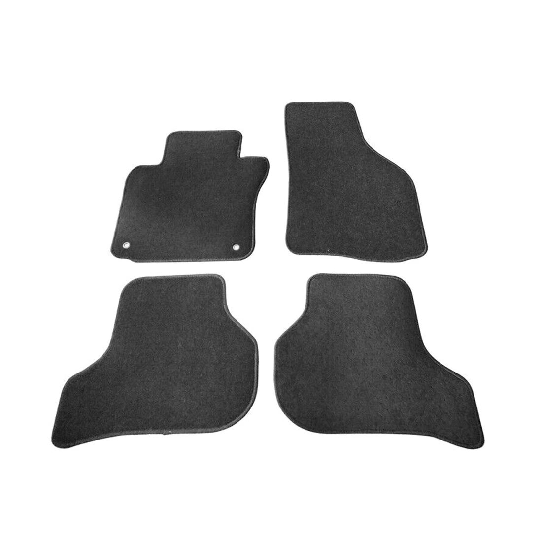 For 2013 Volkswagen Golf GTI MKIV & 4PCS Front Rear Floor Mats Carpet Nylon