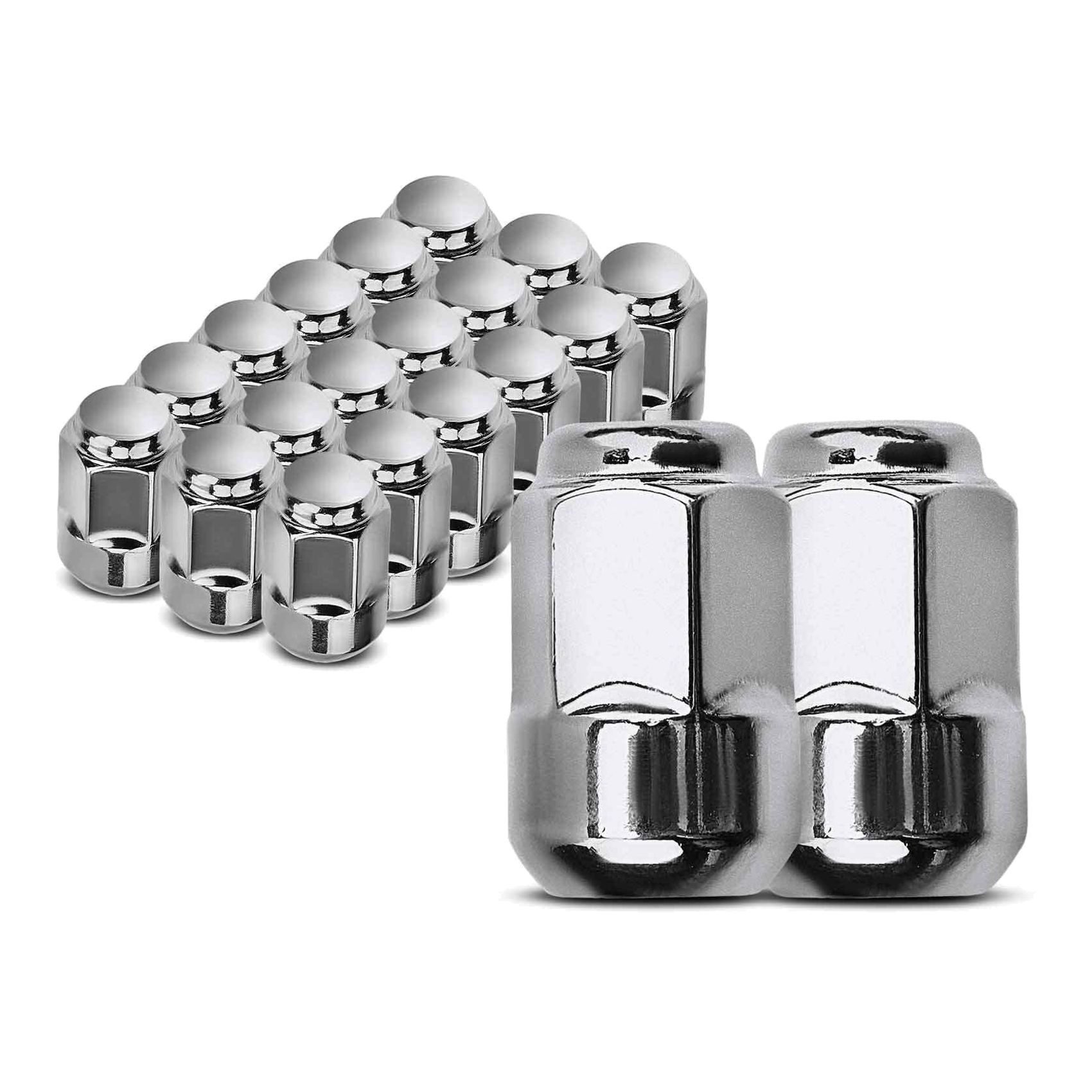 20x M12-1.5 Wheel Lug Nut For Honda Accord Civic CR-V Acura CL TL EL Isuzu Oasis