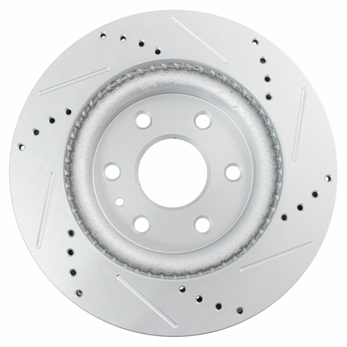 Performance Disc Brake Rotor Drilled & Slotted Front G-Coated Pair