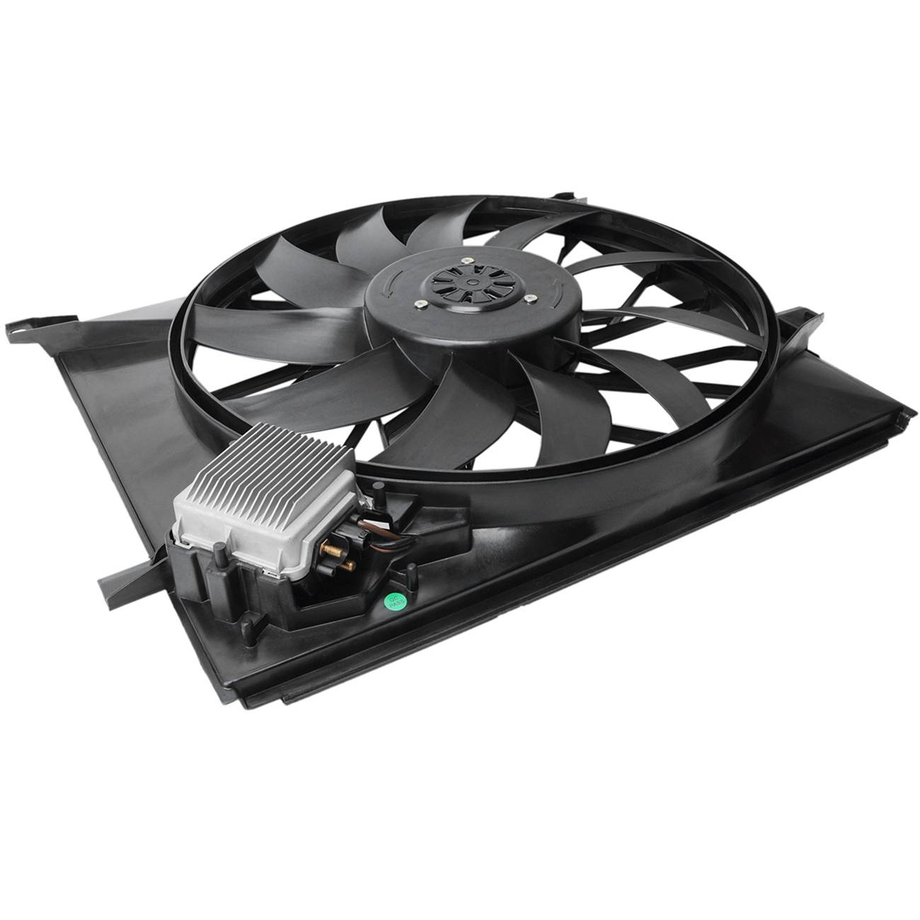 Radiator Cooling Fan Assembly Brushless For Mercedes-Benz 2000-03 ML55 AMG W163