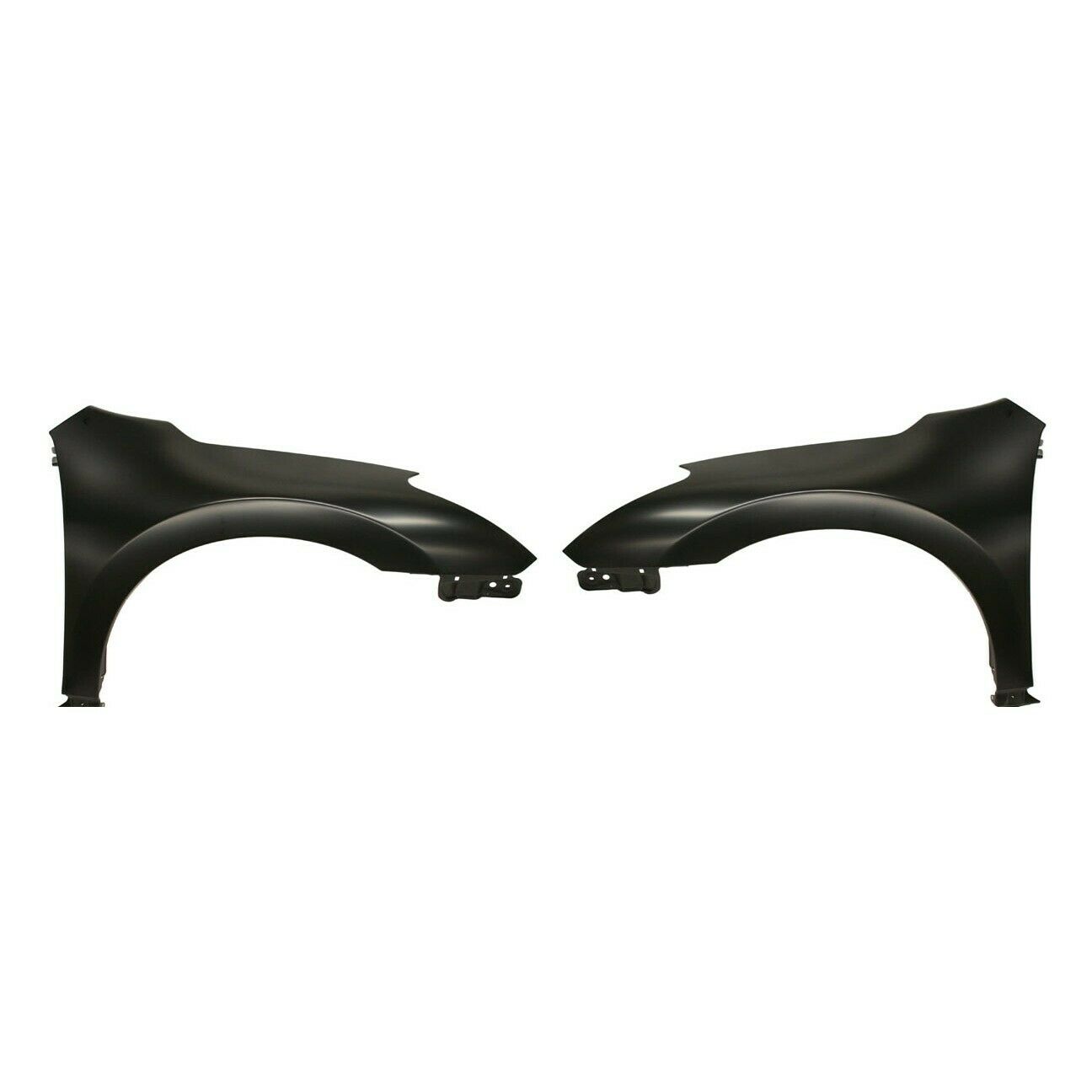 Fender For 2008-13 Nissan Altima Coupe Coupe Set Of 2 Front LH & RH Primed Steel