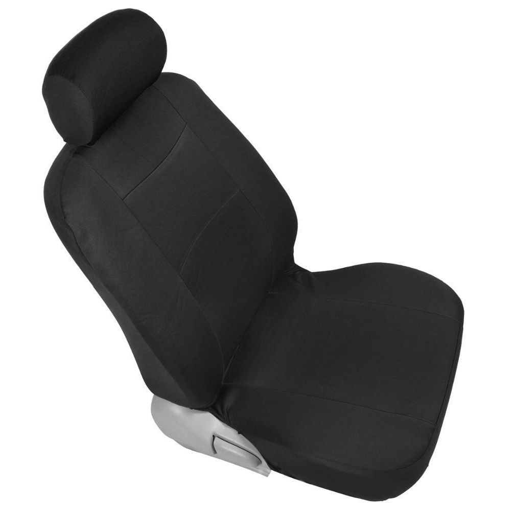 Car Seat Covers For 2012-2013 Soul 4u Luxury 2 Tone Color Black W/Split Bench