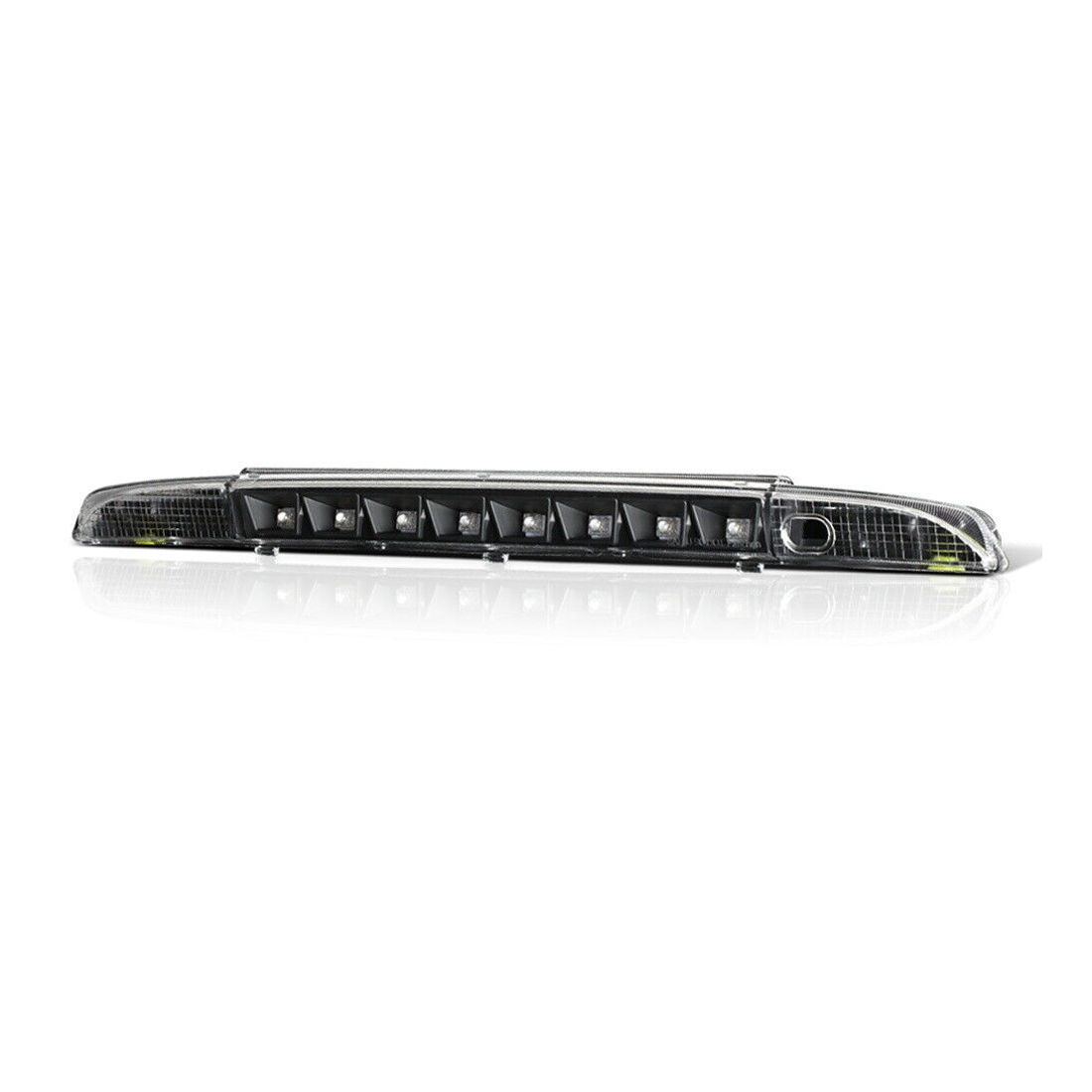 Fits 1993-1995 Nissan Pathfinder[Black/Clear]LED Third 3rd Brake Light Tail Lamp