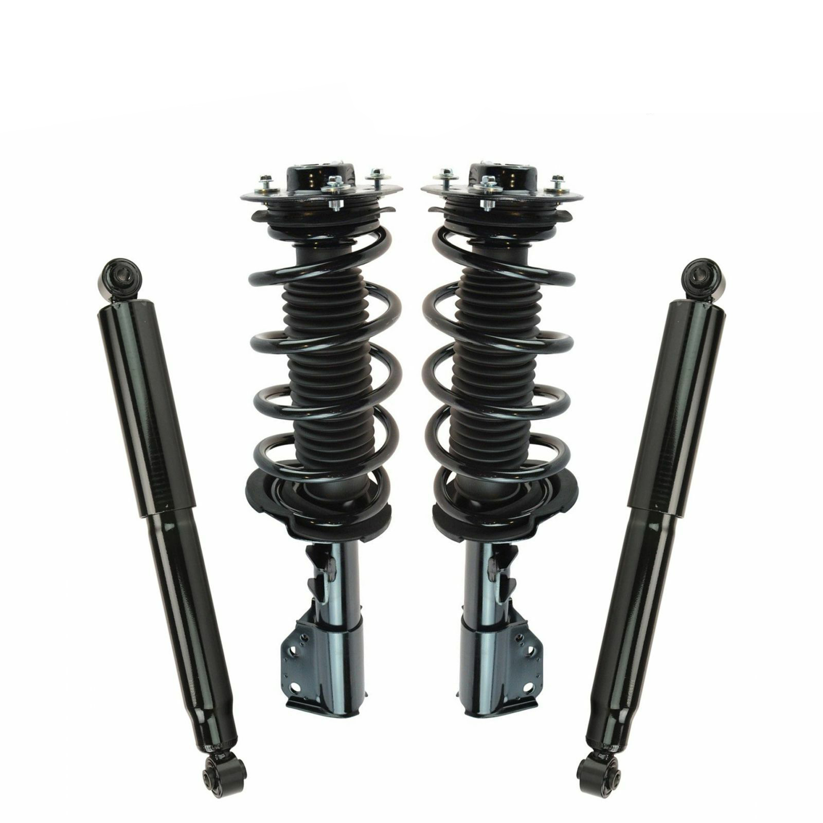 Front Rear Complete Shock Strut Spring Assembly Kit Of 4 For Equinox Torrent Vue