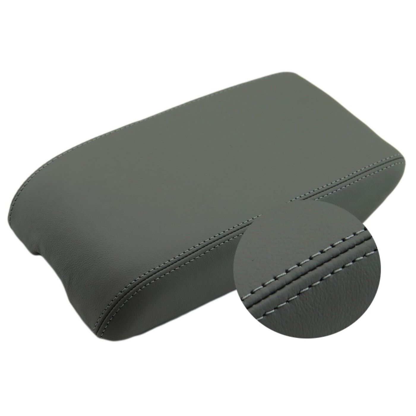 Center Console Armrest Leather Synthetic Cover For 05-10 Avalon Sedan Dark Gray