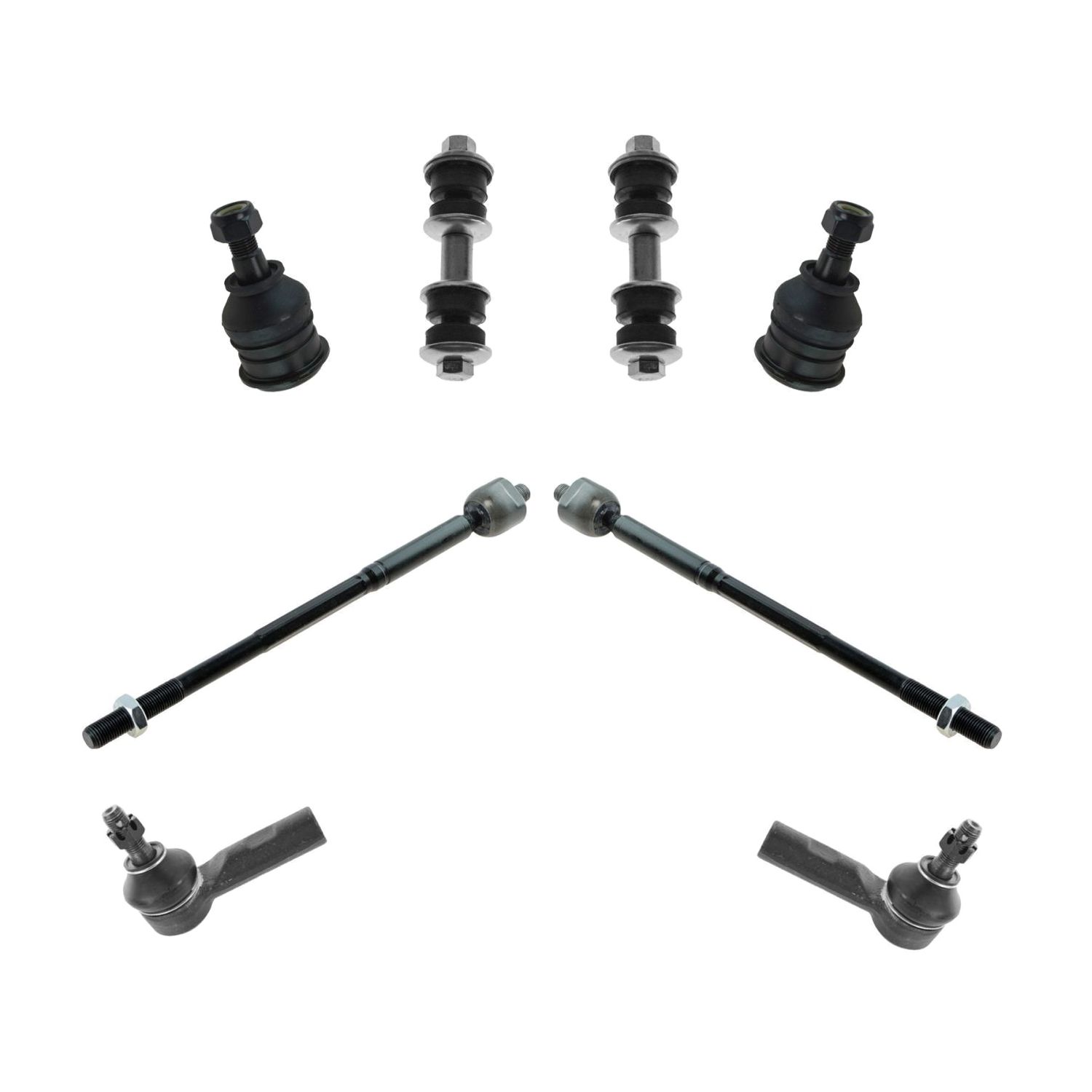 For 04-06 XB Wagon Front Ball Joint Sway Bar Tie Rod Steer Suspension Kit 8pc