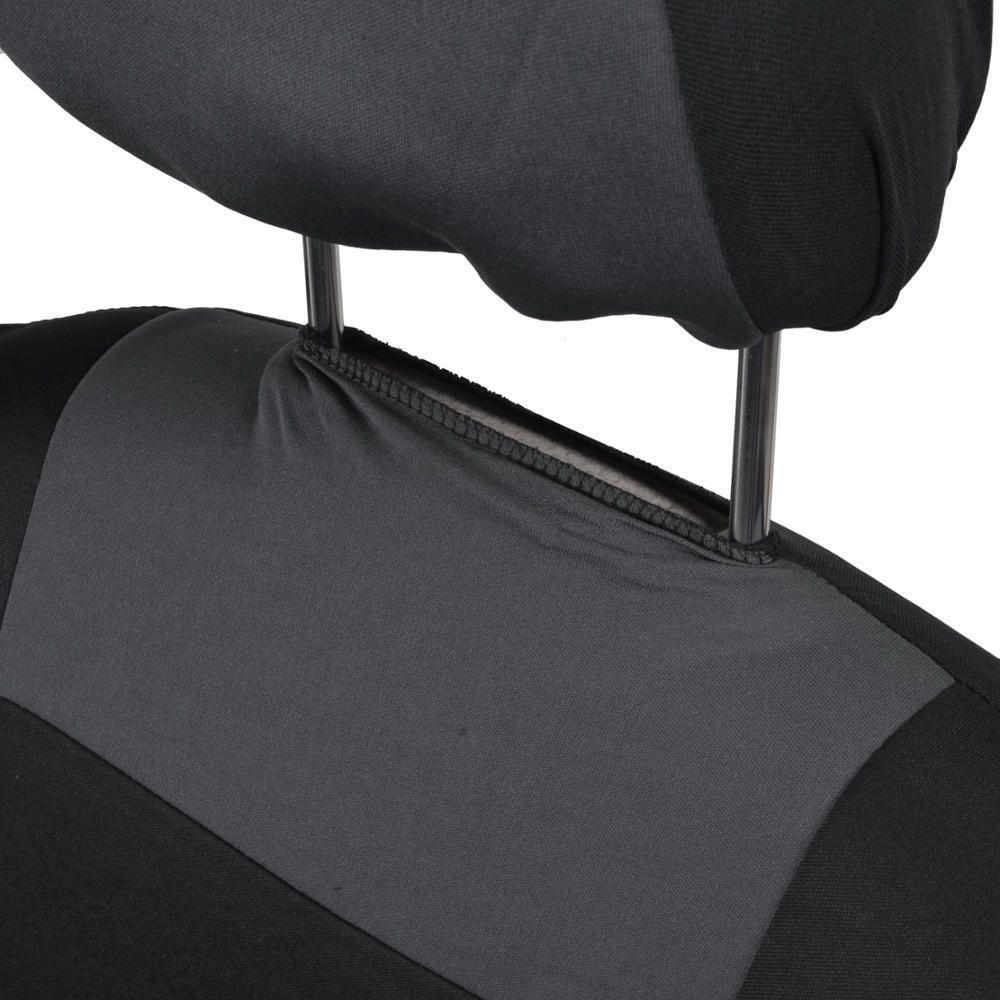 Car Seat Covers For Hyundai 92-14 Elantra Sedan 2 Tone & Black W/Split Bench
