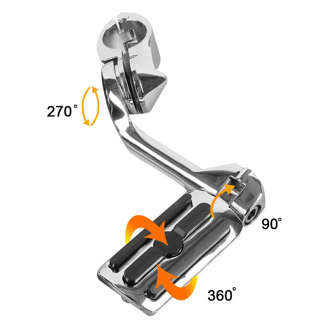 1 1/4" 1.25 Highway Foot Pegs Street Bob Low Rider For 2009 Honda VTX1800 Glide