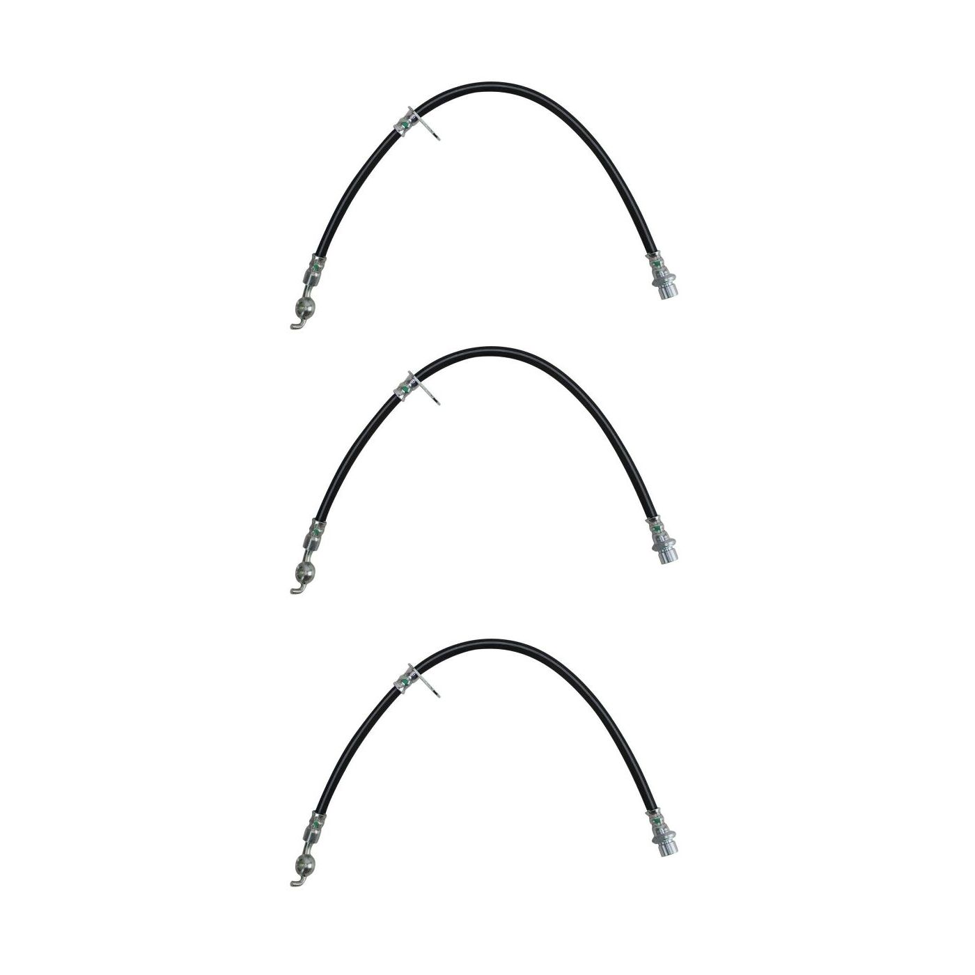 3 Sets Of - For 1997-2004 Avalon Camry ES300 RX300 Solara Front Left Brake Hose