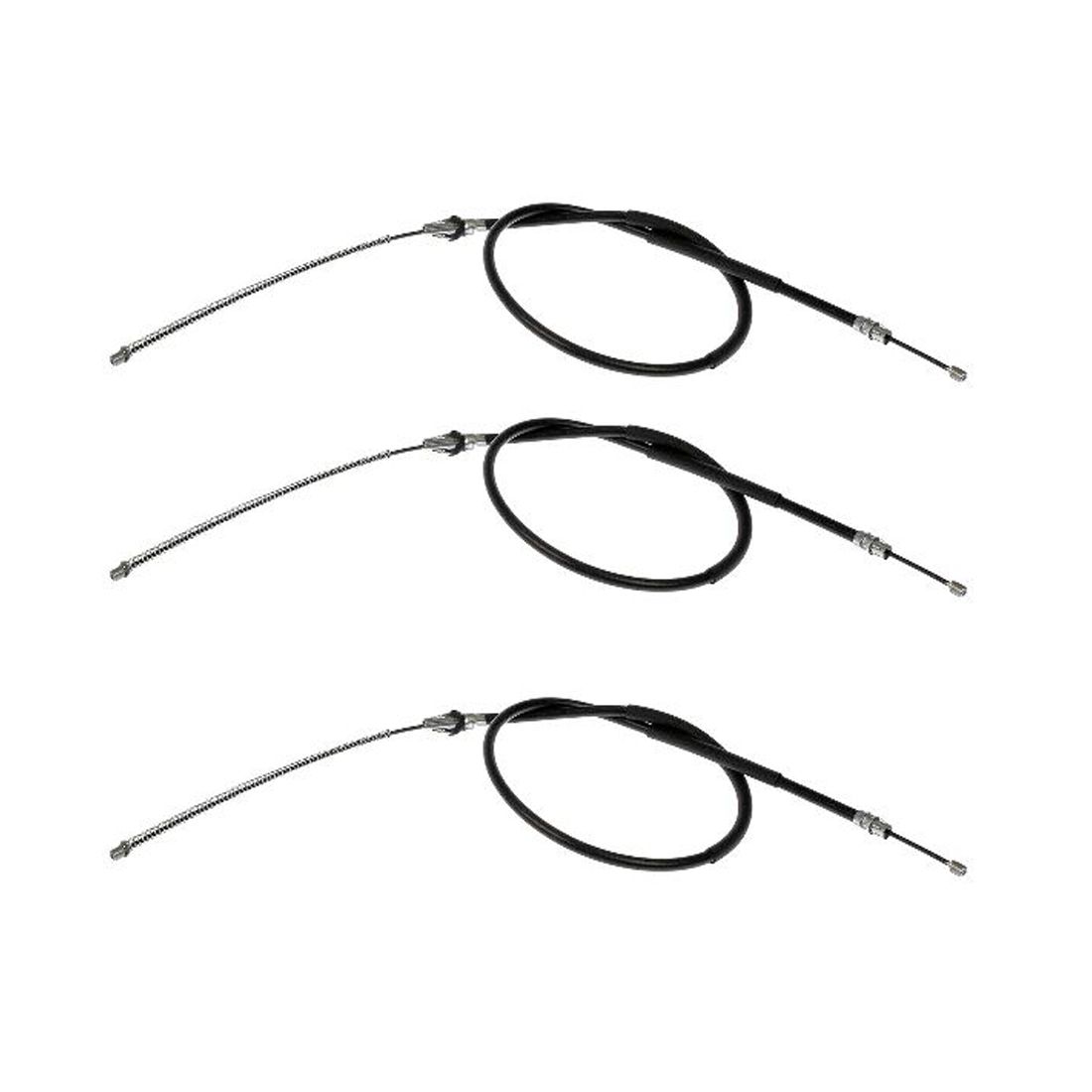 3 Sets Of - For 95-96 F-250 Eddie Bauer Extended Cab Pickup Parking Brake Cable Rear