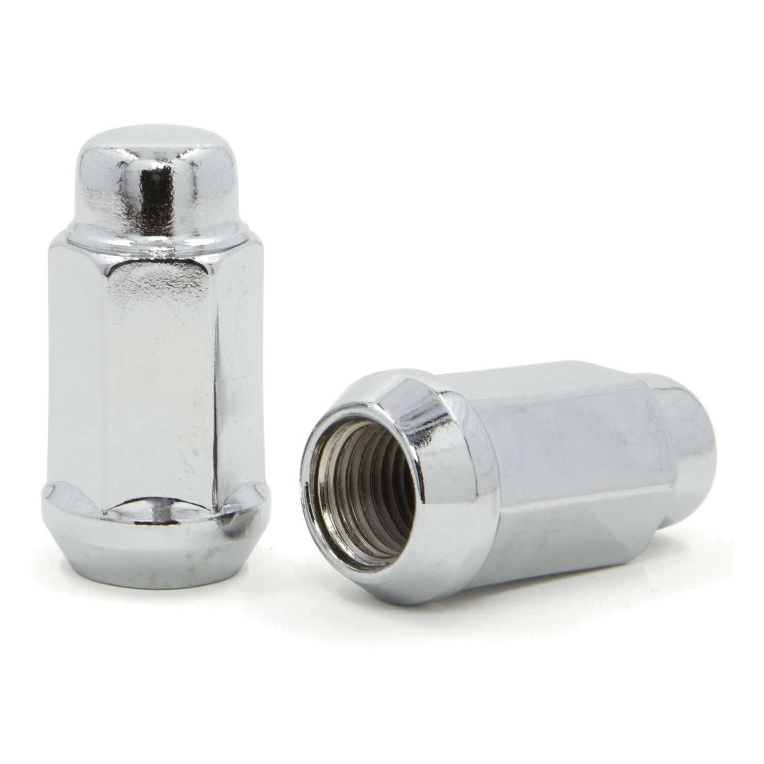 25 Lug Nuts Long Bulge Acorn 14x1.5 XL Tall Chrome Wheel Nut