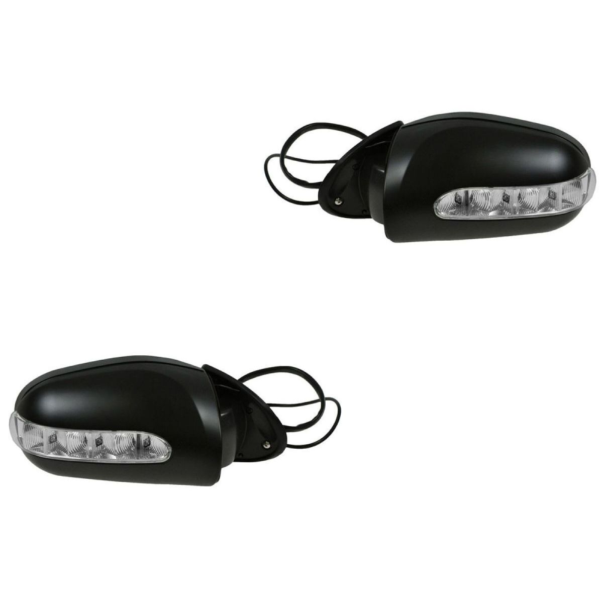 For 06 Mercedes-Benz S350 Power Folding Heated Signal Mirror Left Right Pair
