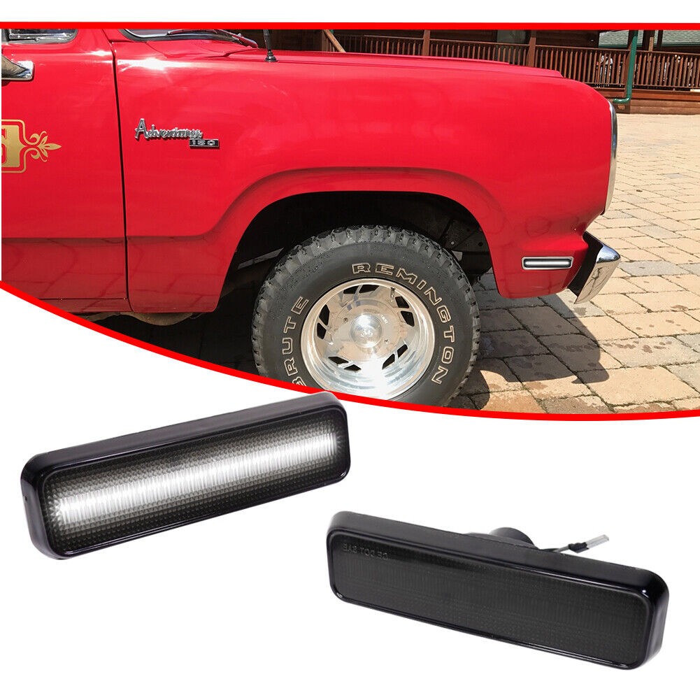 Smoked LED Front Side Marker Lights