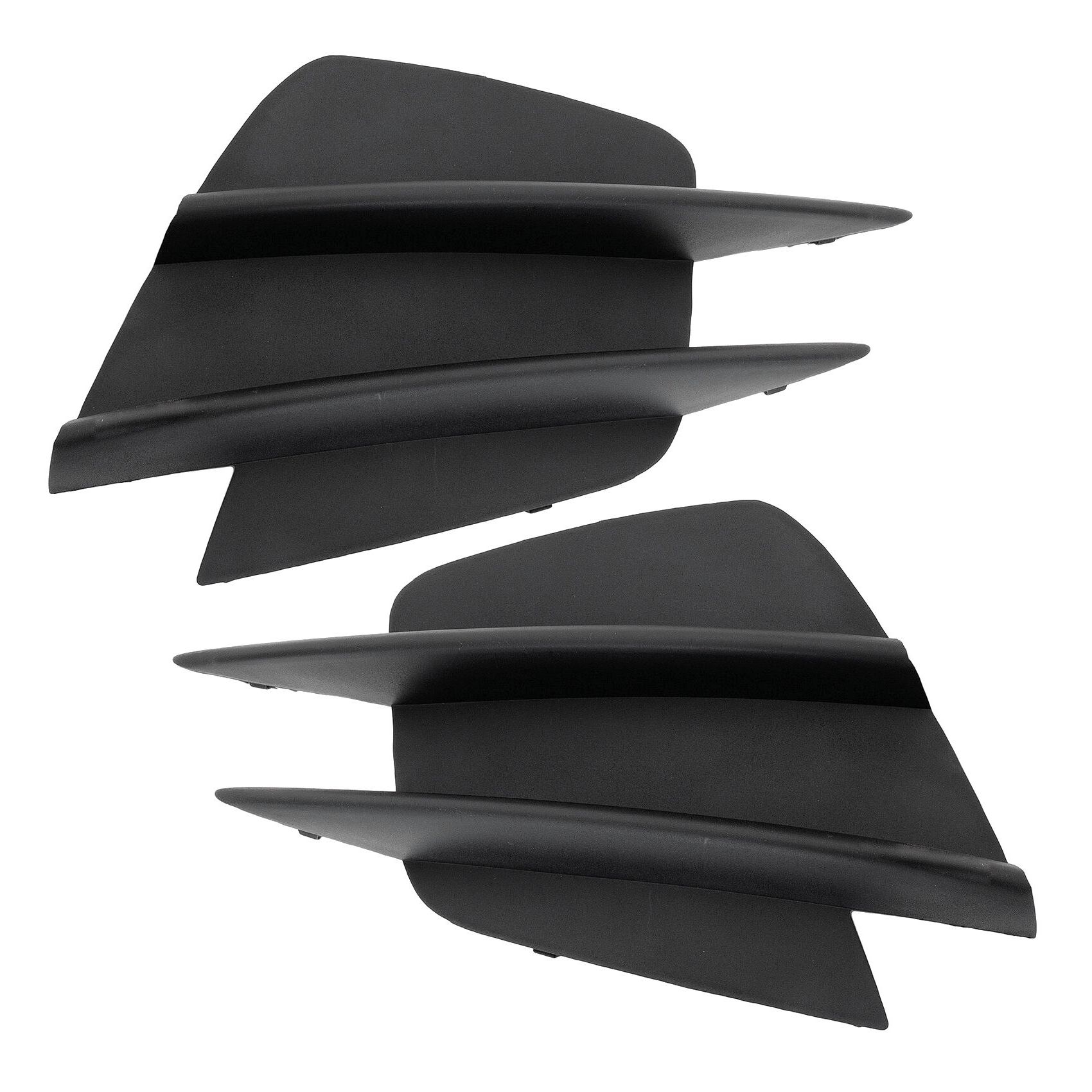 Bumper Face Bar Grilles Set Of 2 Front Driver & Passenger Side For Mb Coupe Pair