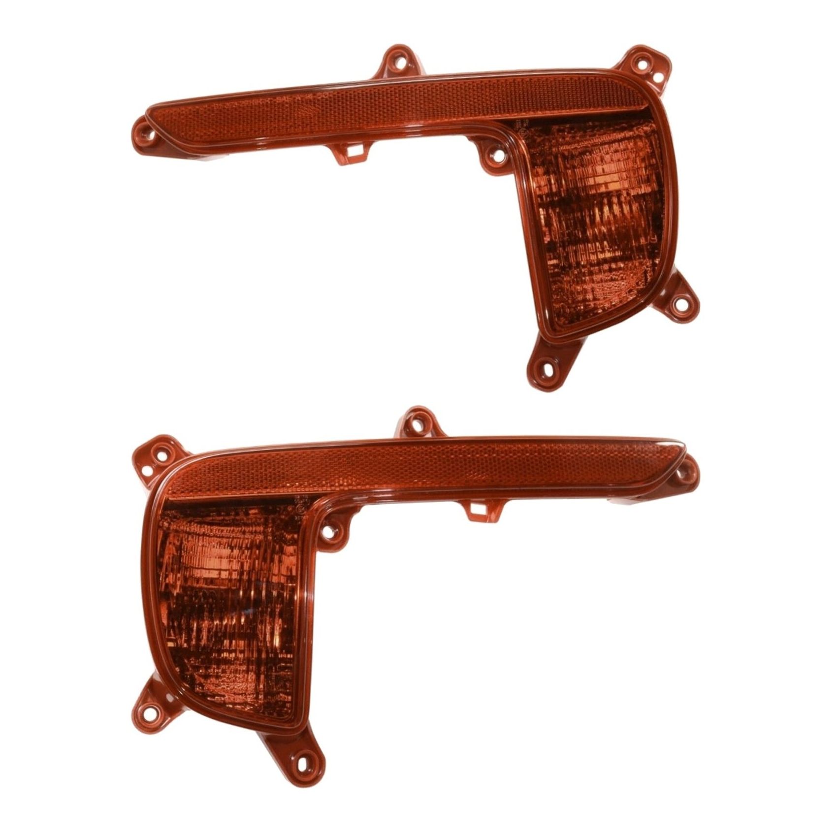Bumper Reflector For 2016-2017 Kia Rio Hatchback Set Of 2 Rear Left And Right