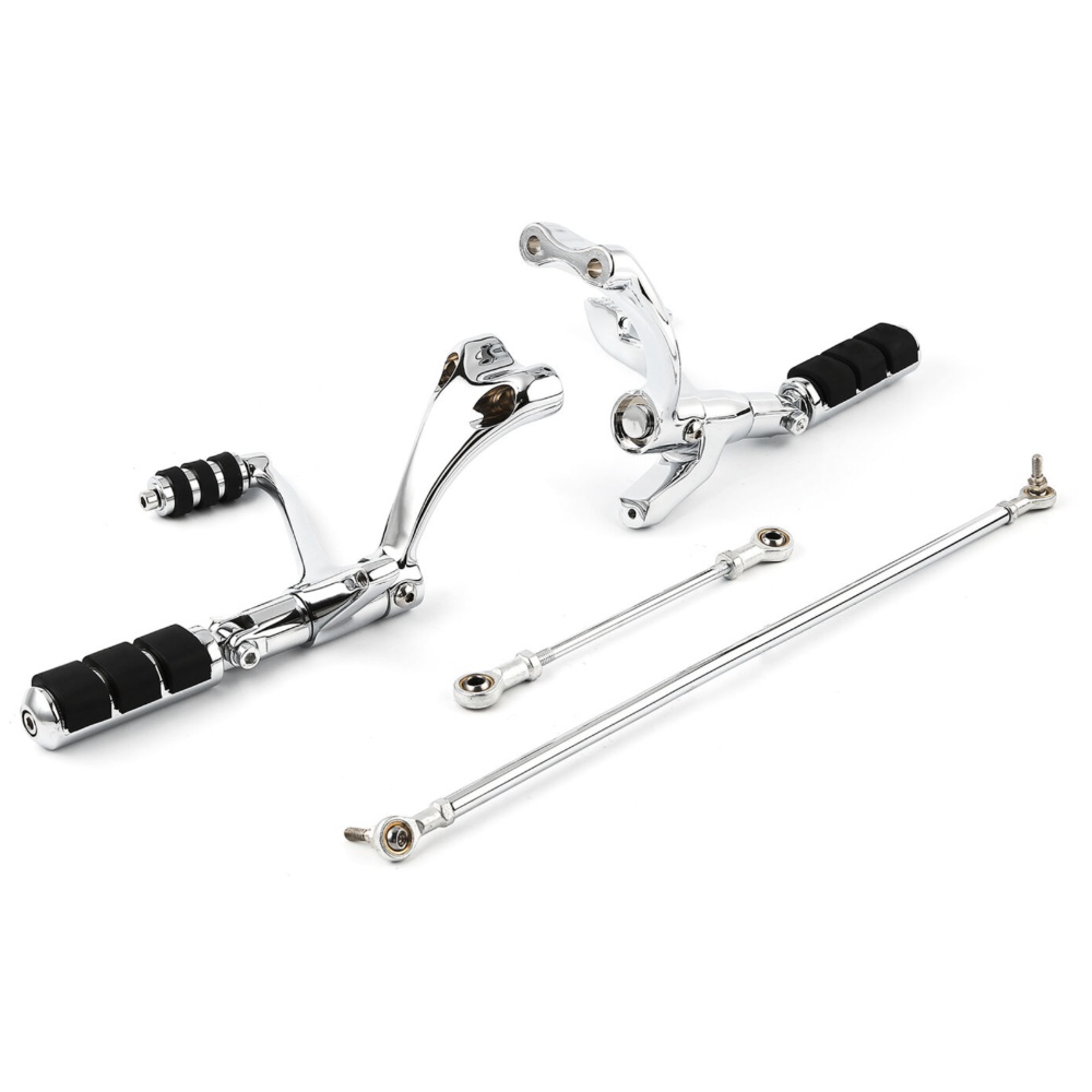 Control Foot Pegs Levers Linkages For 2004-2013 Harley-Davidson XL 1200 883