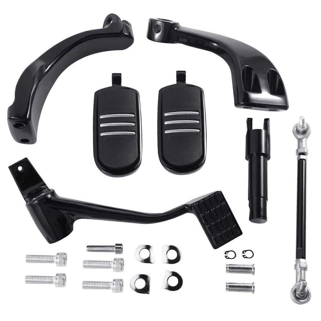 Mid For 2004-2013 Harley-Davidson Sportster 1200 Foot Pegs Levers