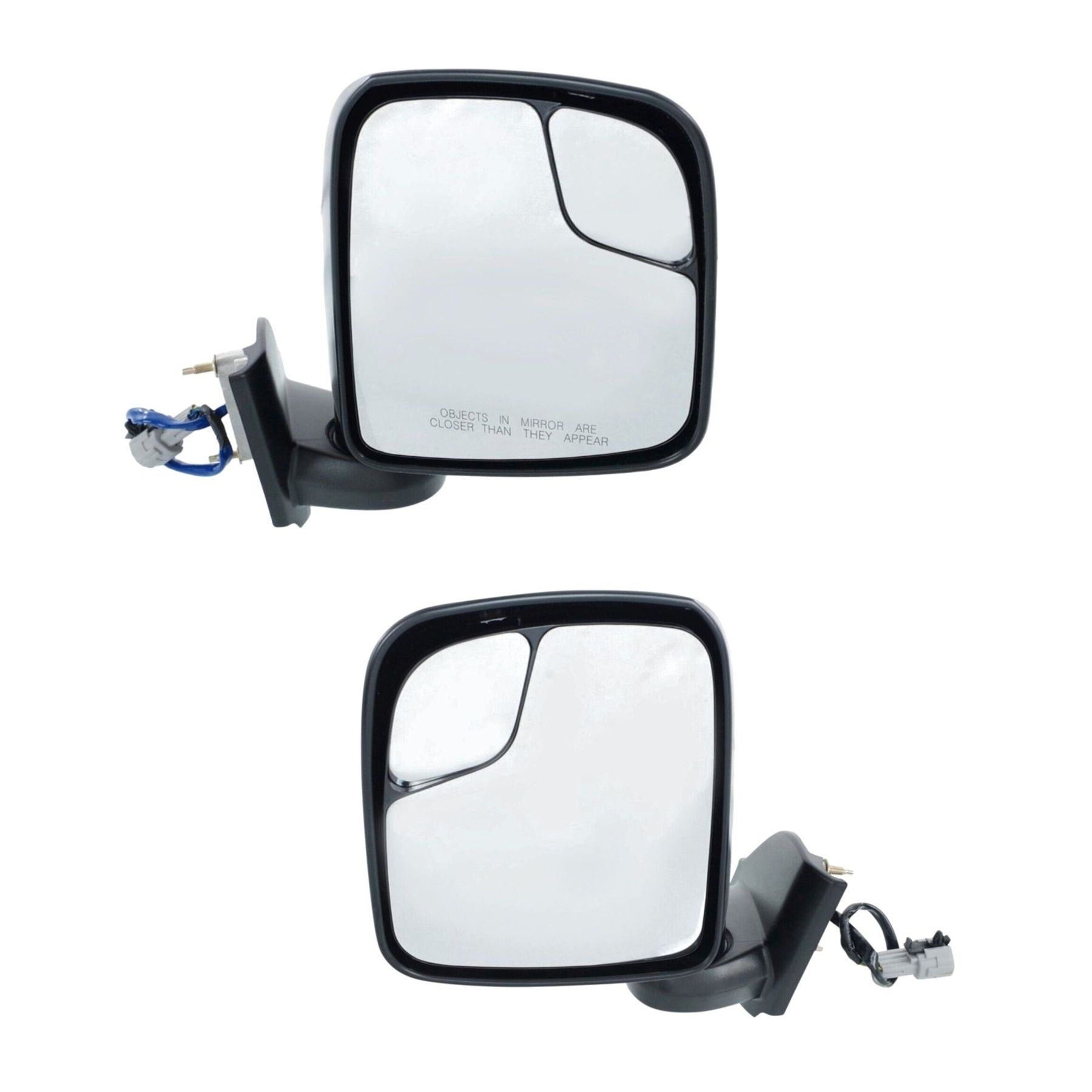 Power Heated Mirrors For 2013-2021 Nissan NV200 Left And Right Side Paintable